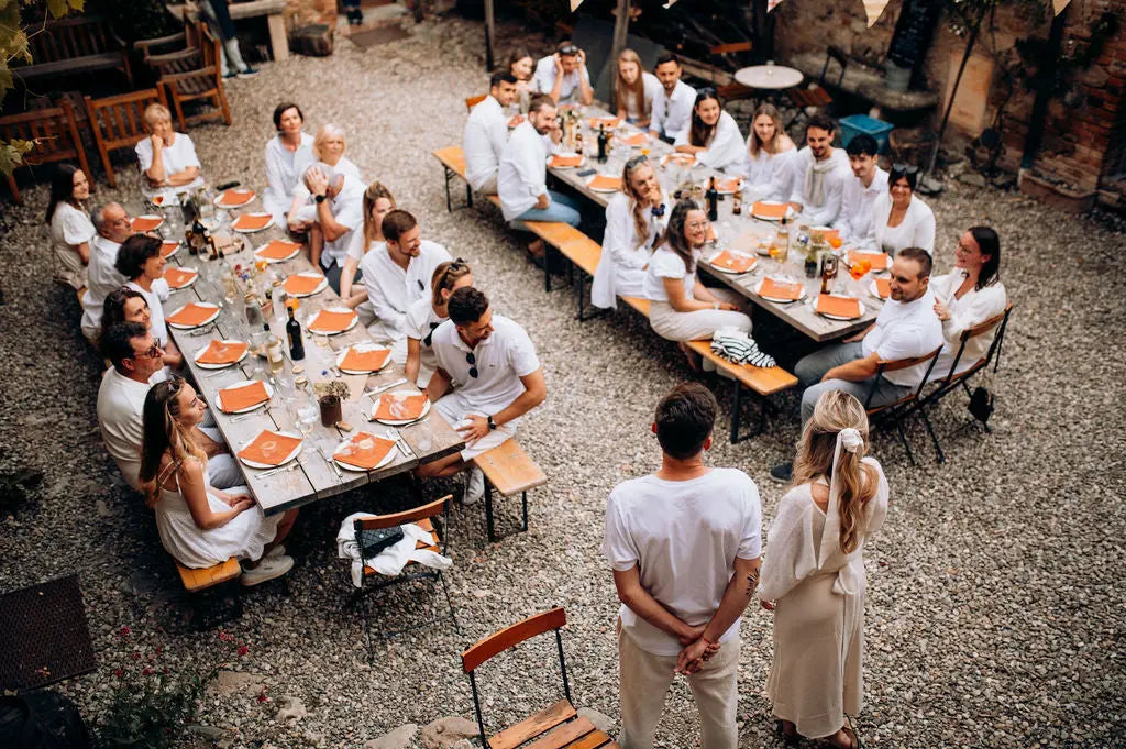 Hosting summer dinner outside