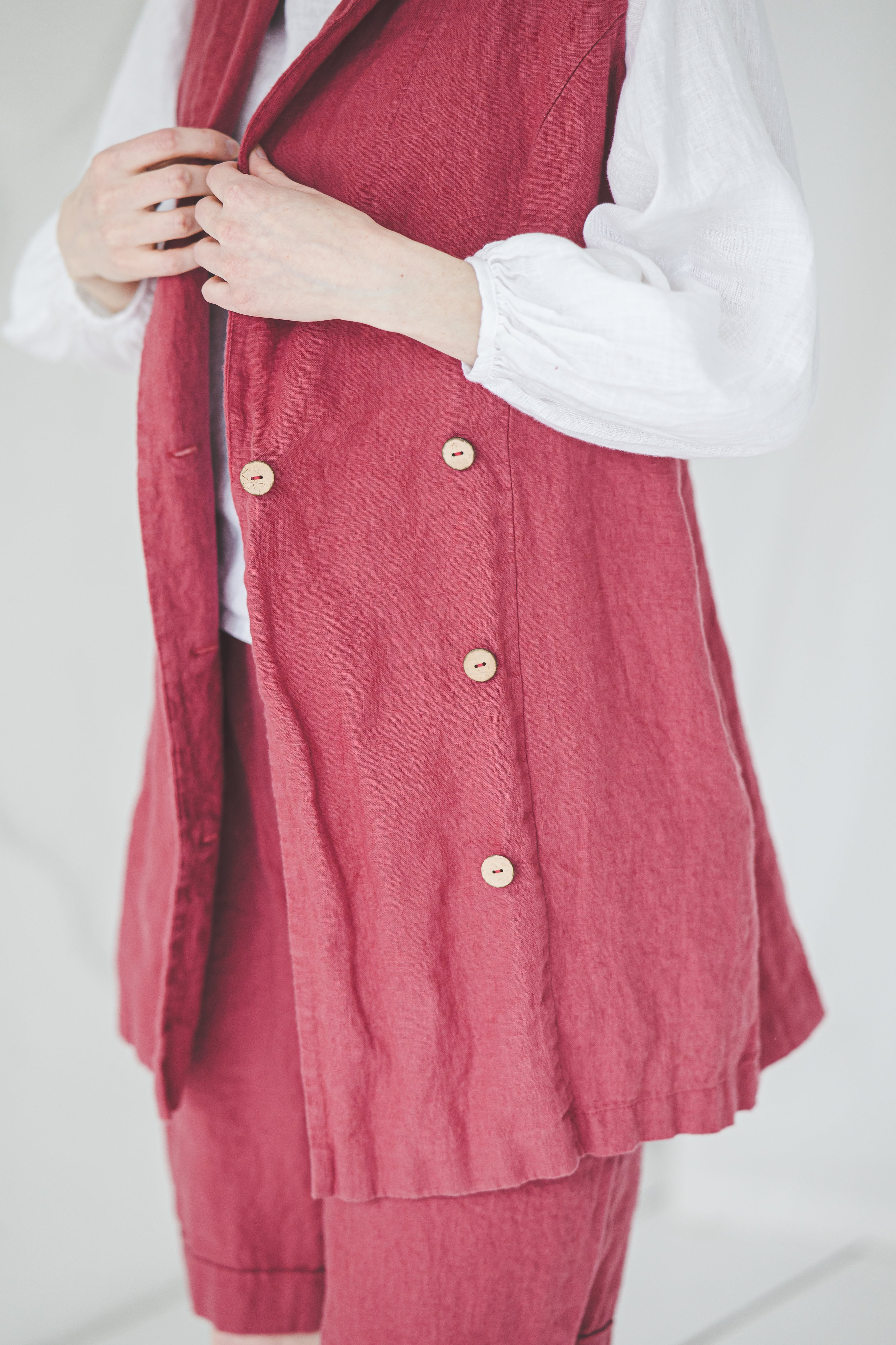 Long Linen Vest (Copy) Epic Linen