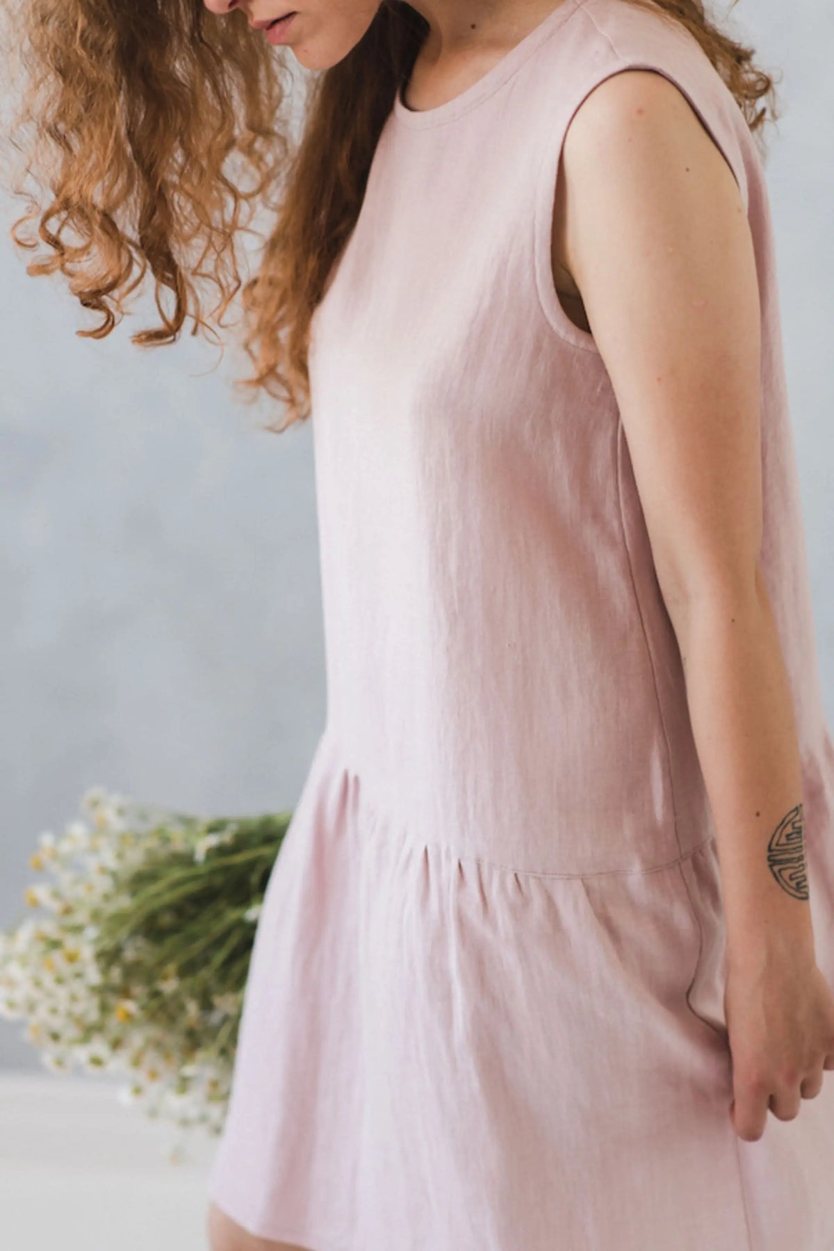 READY TO SHIP Linen Swing Sundress