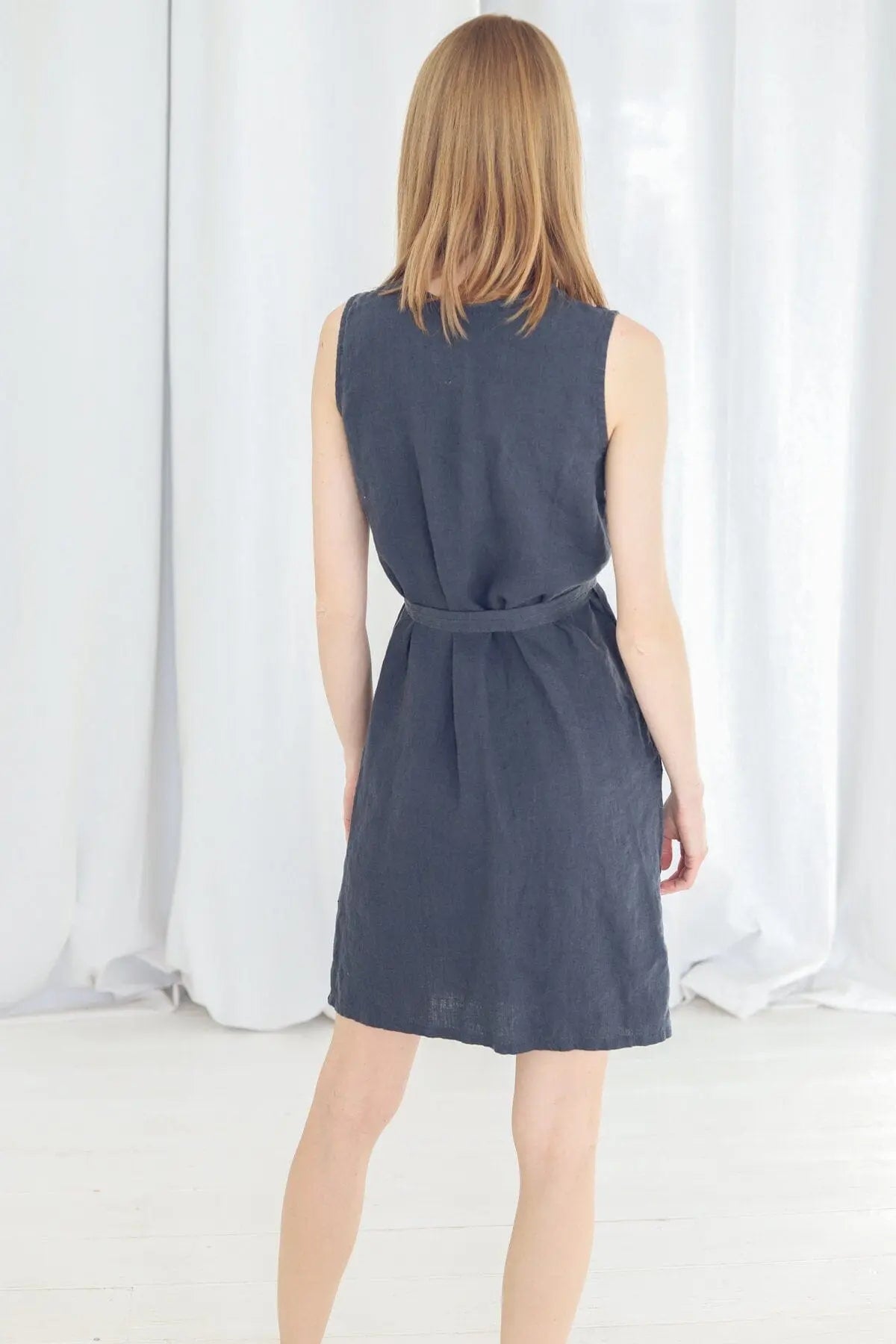 Linen wrap dress Epic Linen