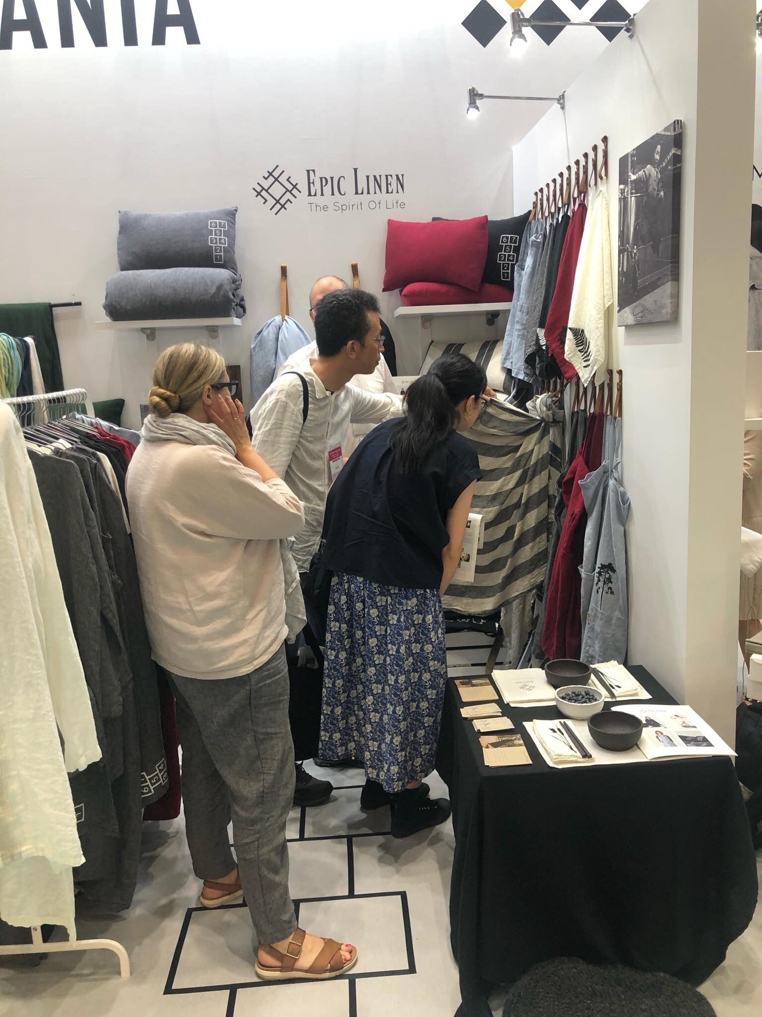 INTERIOR LIFESTYLE TOKYO JAPAN, July 2019. Wholesaler exhibition events, premium linen wholesale, Lithuanian quality linen, high-quality linen exhibitions, luxury linen trade shows, Lithuanian linen supplier, wholesale linen events, top linen exhibitors, B2B linen trade shows, Lithuanian linen manufacturers