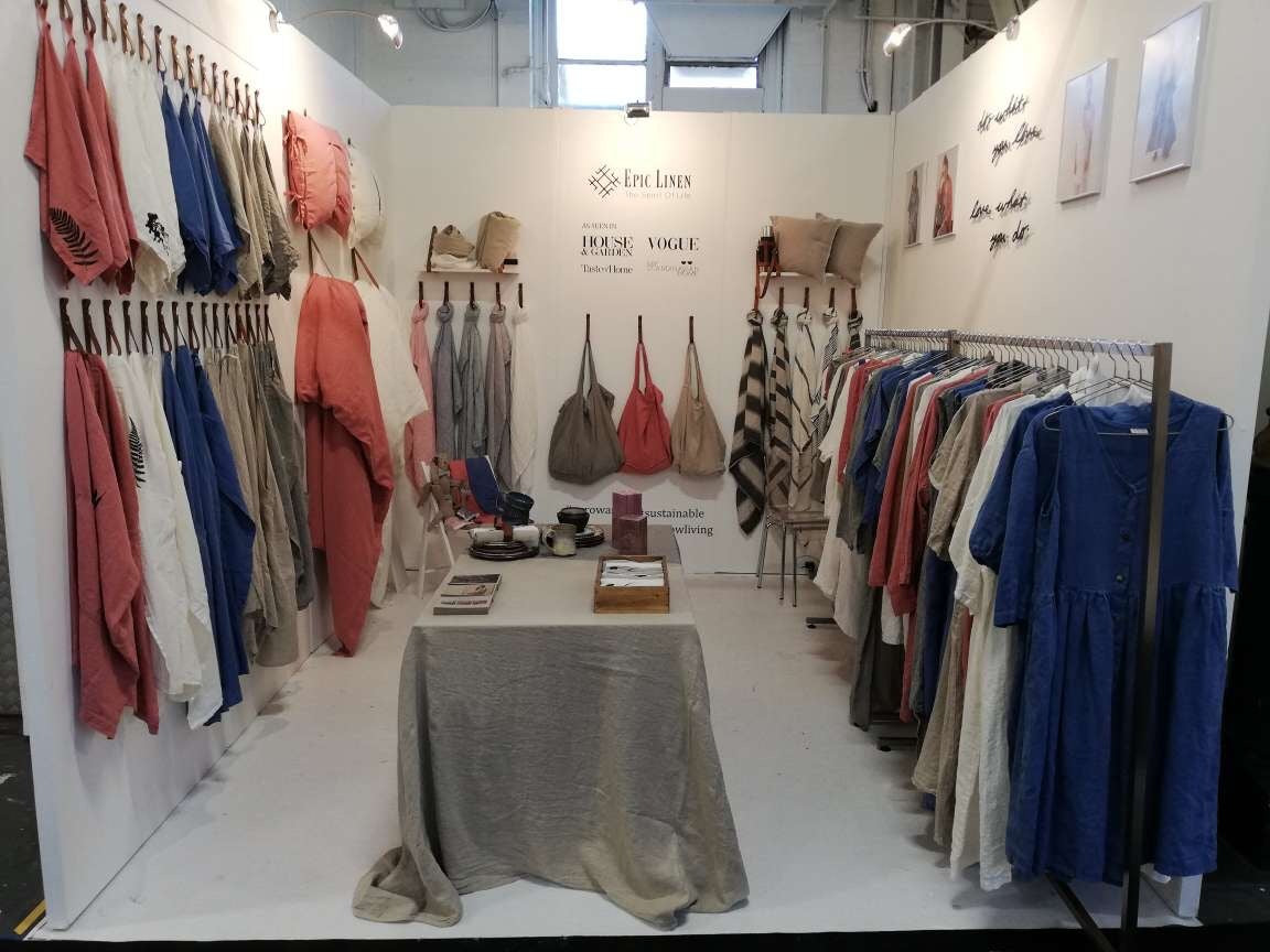 Pure London, July 2019. Wholesaler exhibition events, premium linen wholesale, Lithuanian quality linen, high-quality linen exhibitions, luxury linen trade shows, Lithuanian linen supplier, wholesale linen events, top linen exhibitors, B2B linen trade shows, Lithuanian linen manufacturers