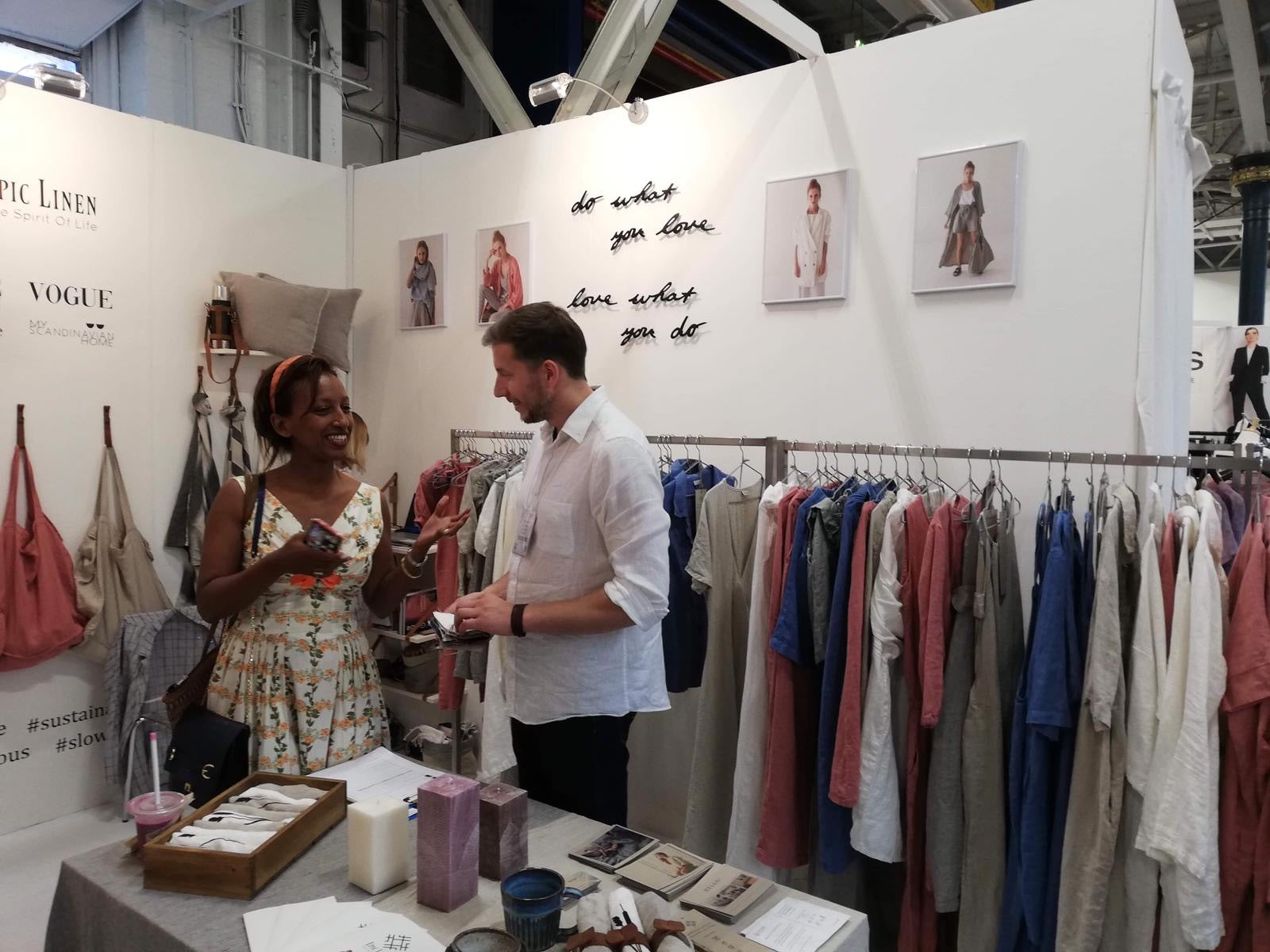 Pure London, July 2019. Wholesaler exhibition events, premium linen wholesale, Lithuanian quality linen, high-quality linen exhibitions, luxury linen trade shows, Lithuanian linen supplier, wholesale linen events, top linen exhibitors, B2B linen trade shows, Lithuanian linen manufacturers