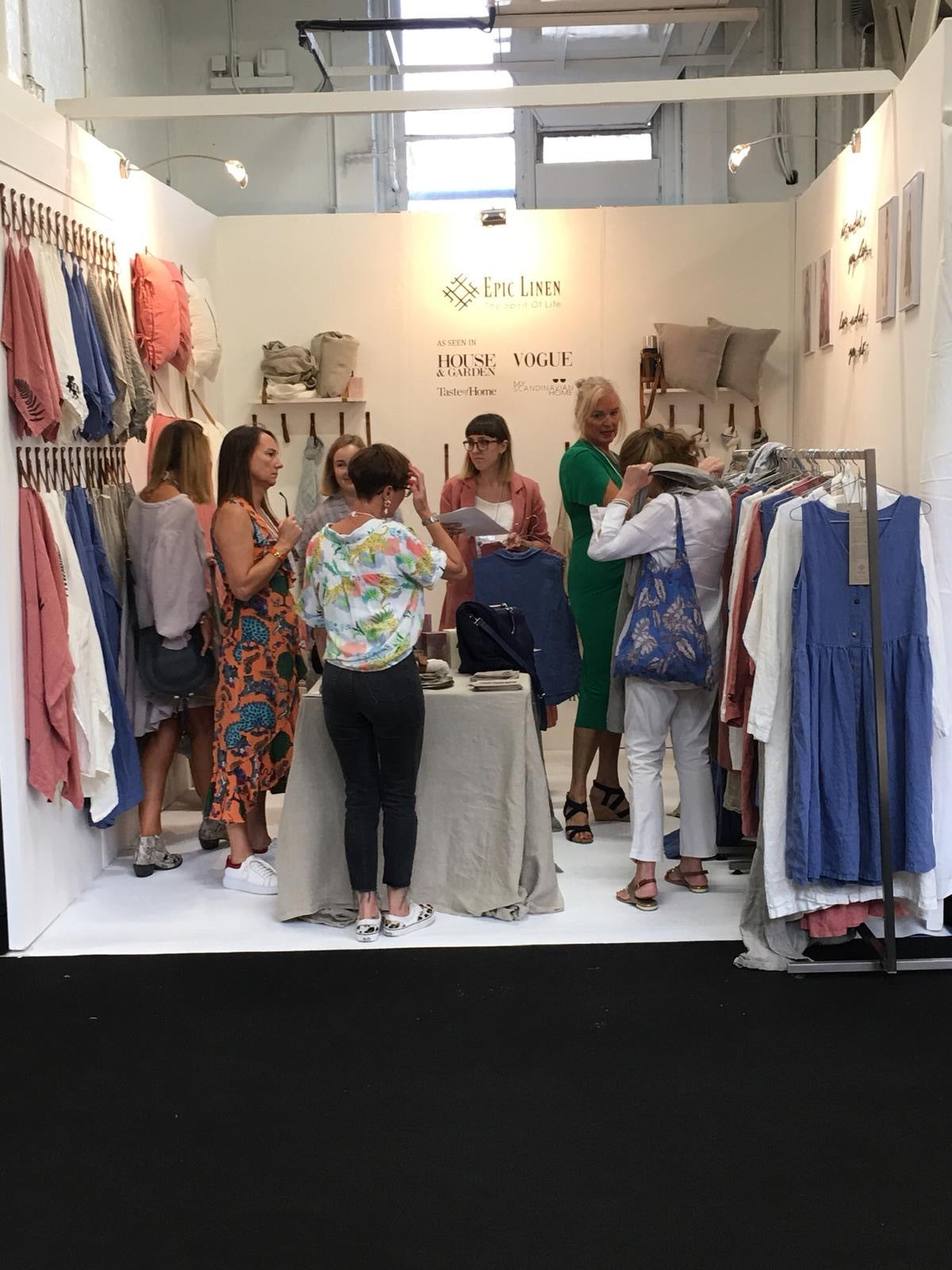 Pure London, July 2019. Wholesaler exhibition events, premium linen wholesale, Lithuanian quality linen, high-quality linen exhibitions, luxury linen trade shows, Lithuanian linen supplier, wholesale linen events, top linen exhibitors, B2B linen trade shows, Lithuanian linen manufacturers