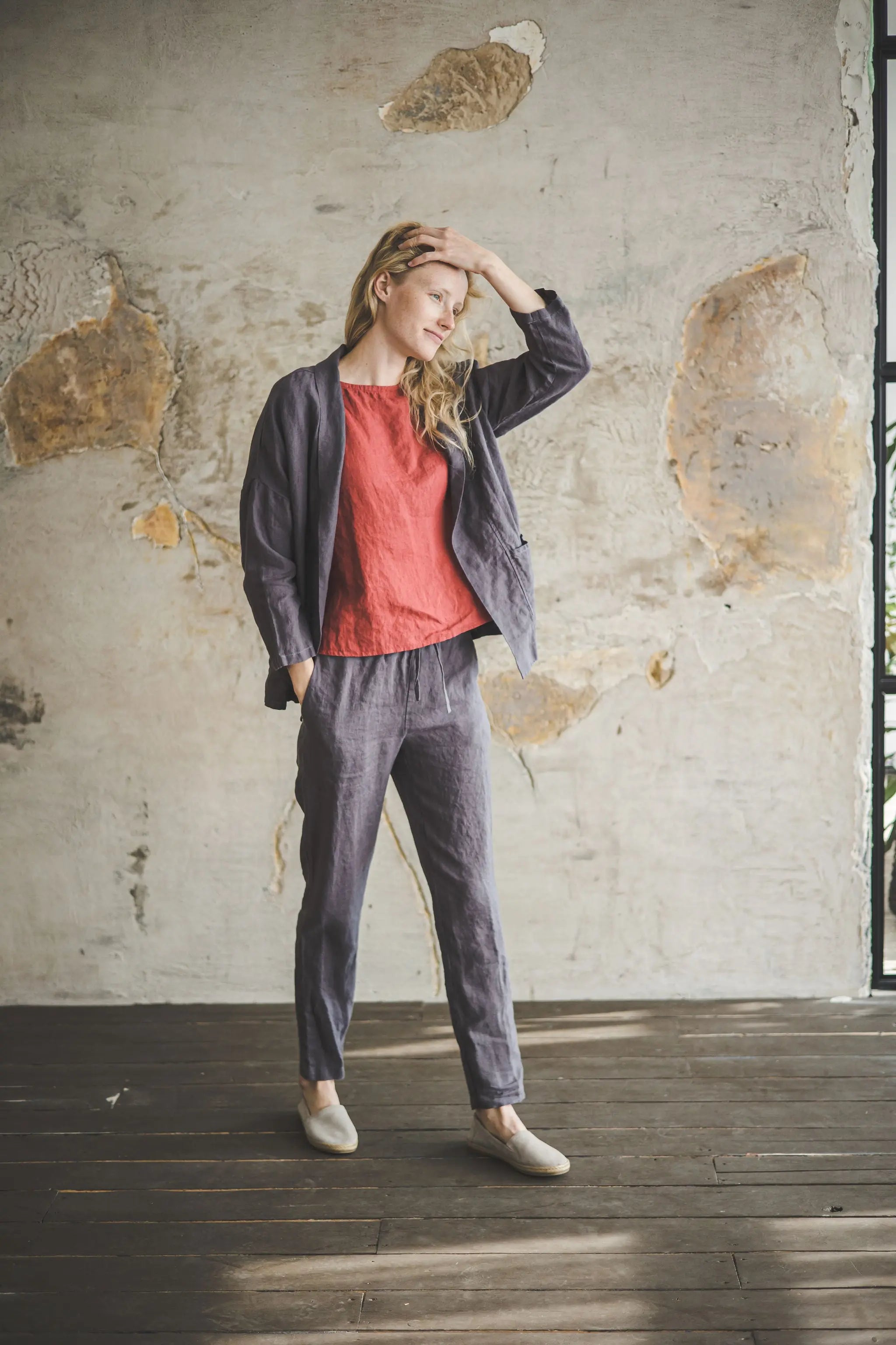 Simple Classic Linen Jacket