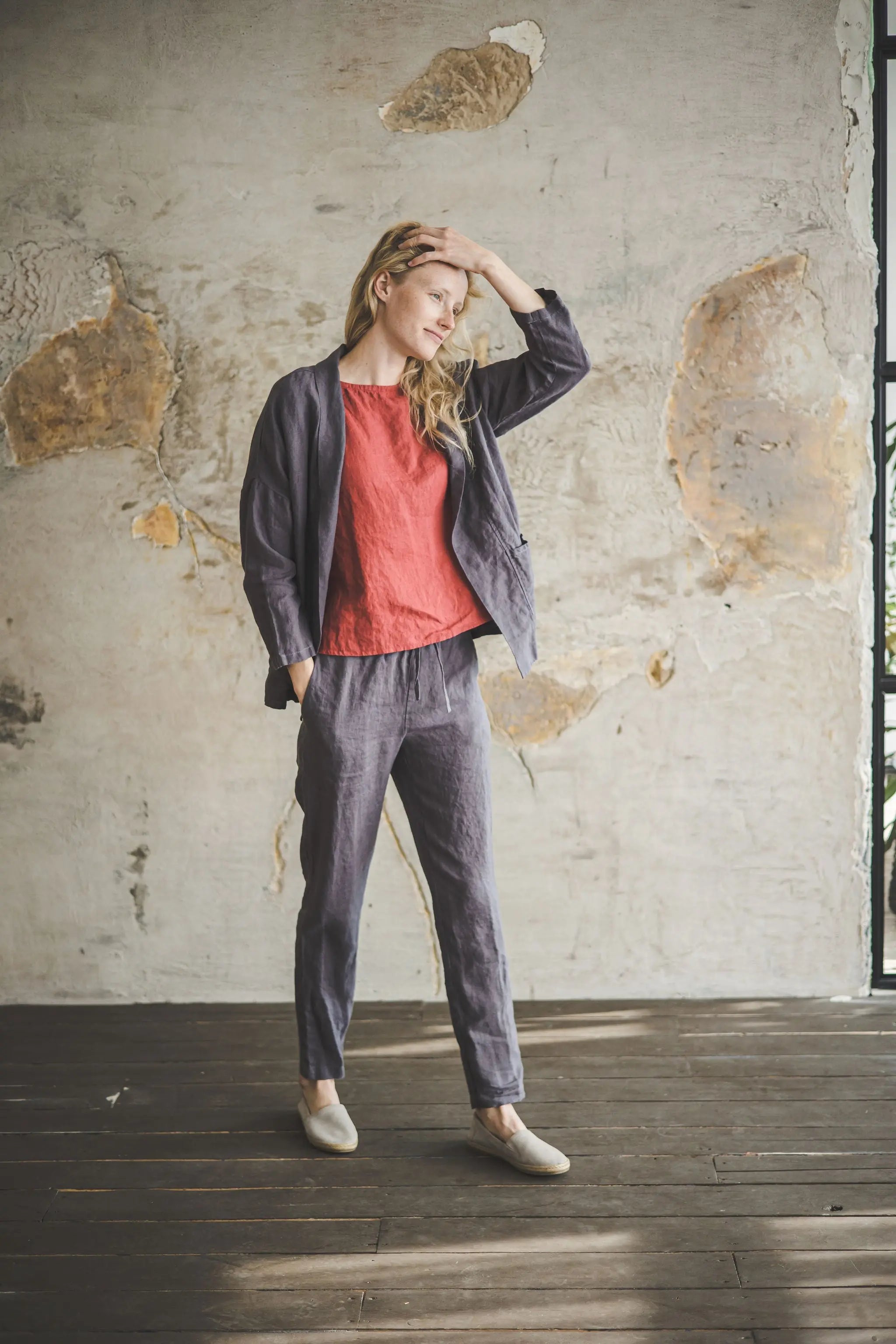 Simple Classic Linen Jacket