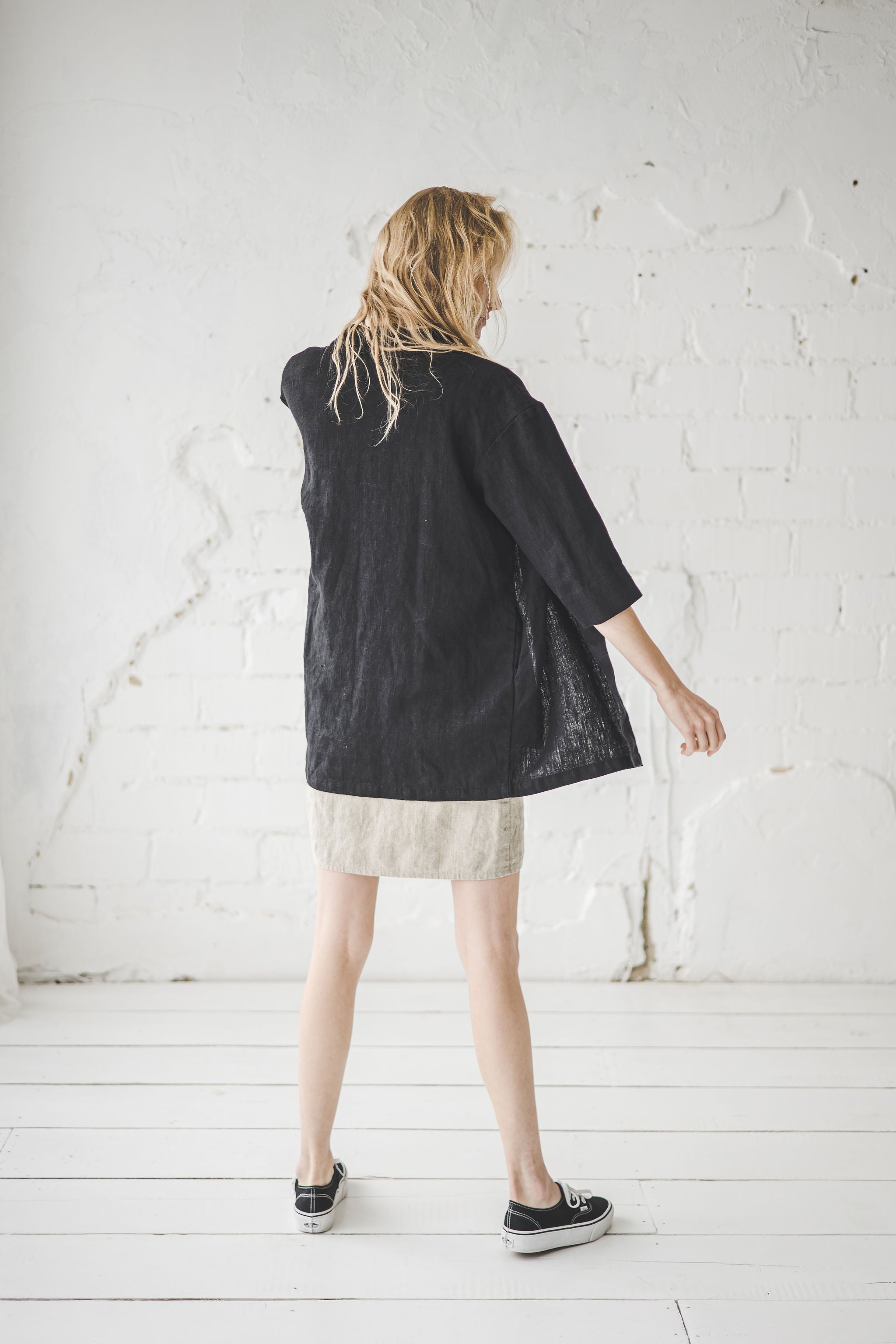 Heavy Linen Cardigan Epic Linen