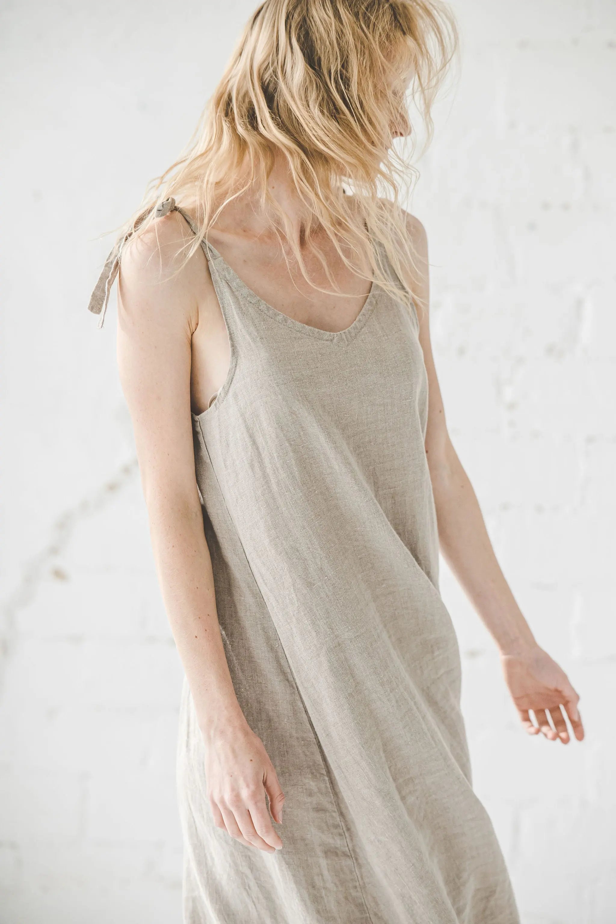 Sleeveless Linen Dress Epic Linen