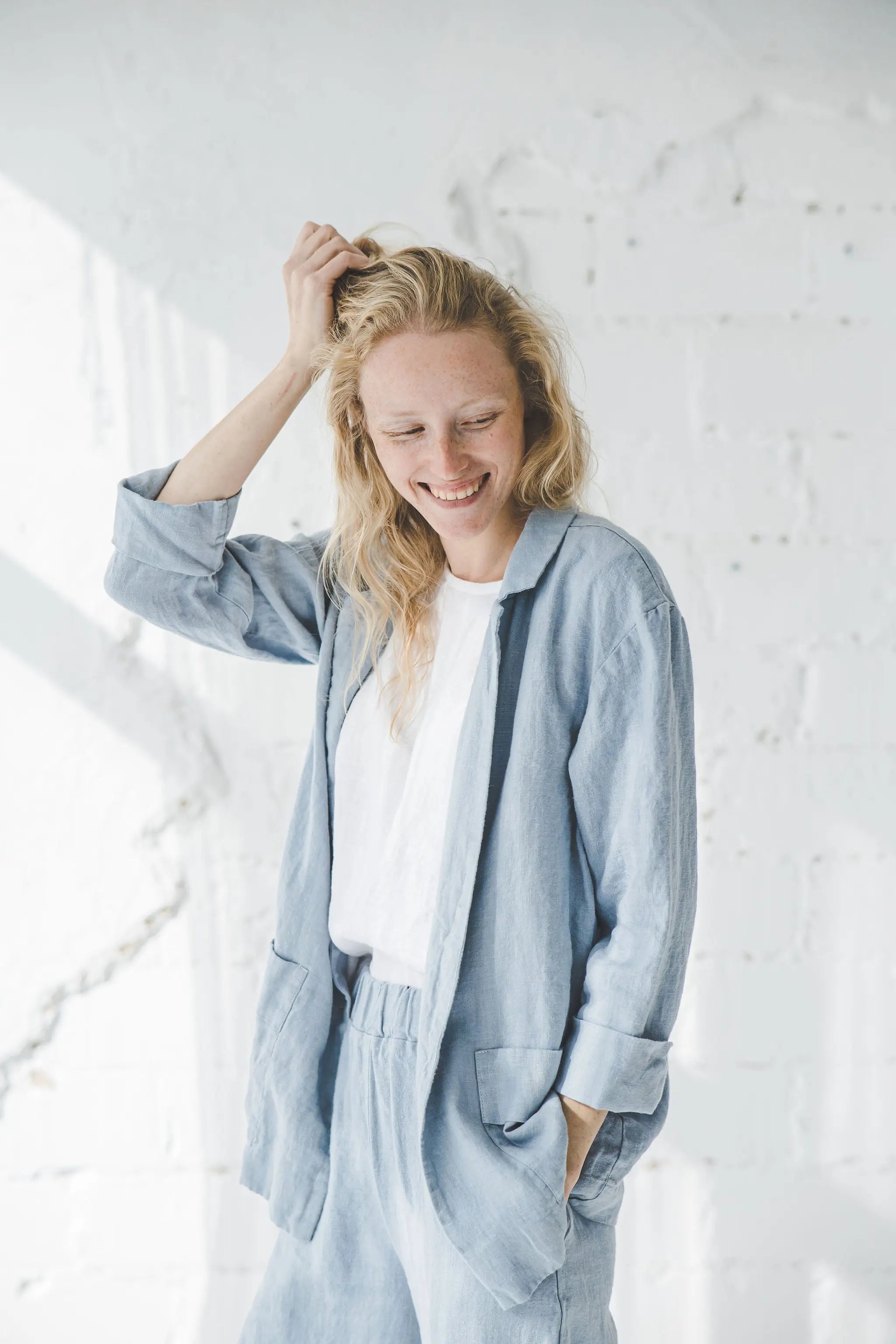 Loose Linen Jacket Epic Linen