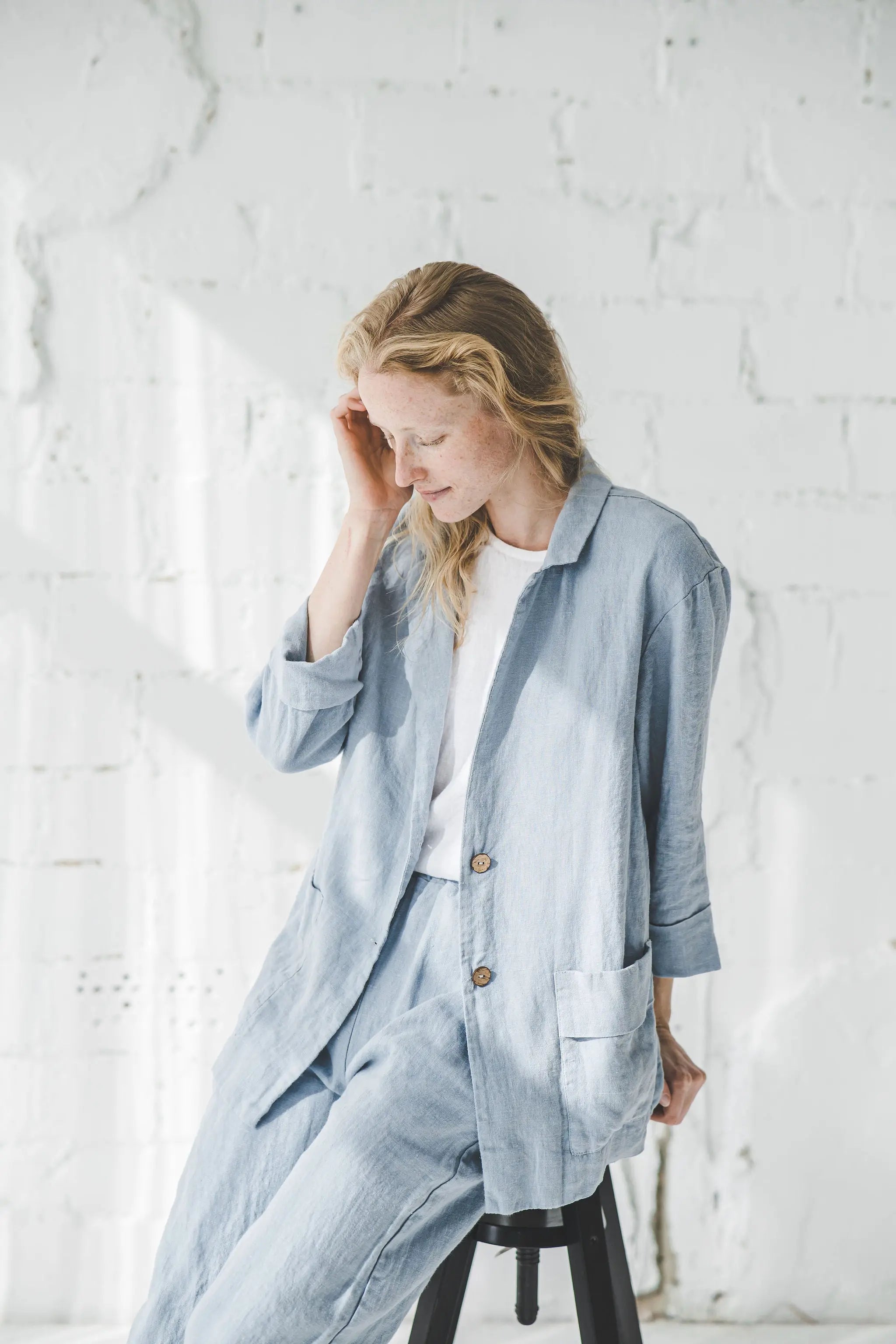 Loose Linen Jacket Epic Linen
