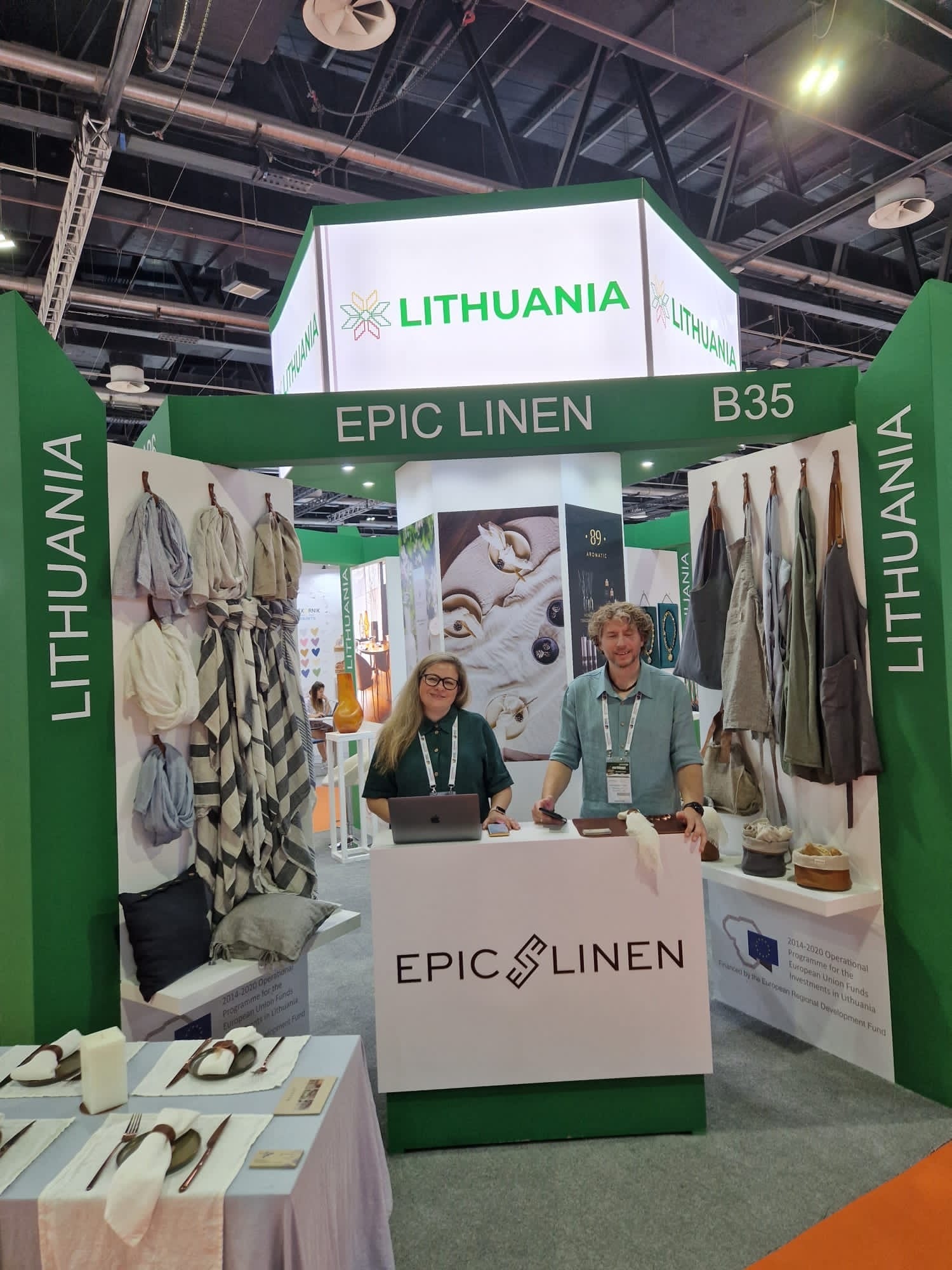 Gifts & Lifestyle - Middle East, November 2022. Wholesaler exhibition events, premium linen wholesale, Lithuanian quality linen, high-quality linen exhibitions, luxury linen trade shows, Lithuanian linen supplier, wholesale linen events, top linen exhibitors, B2B linen trade shows, Lithuanian linen manufacturers