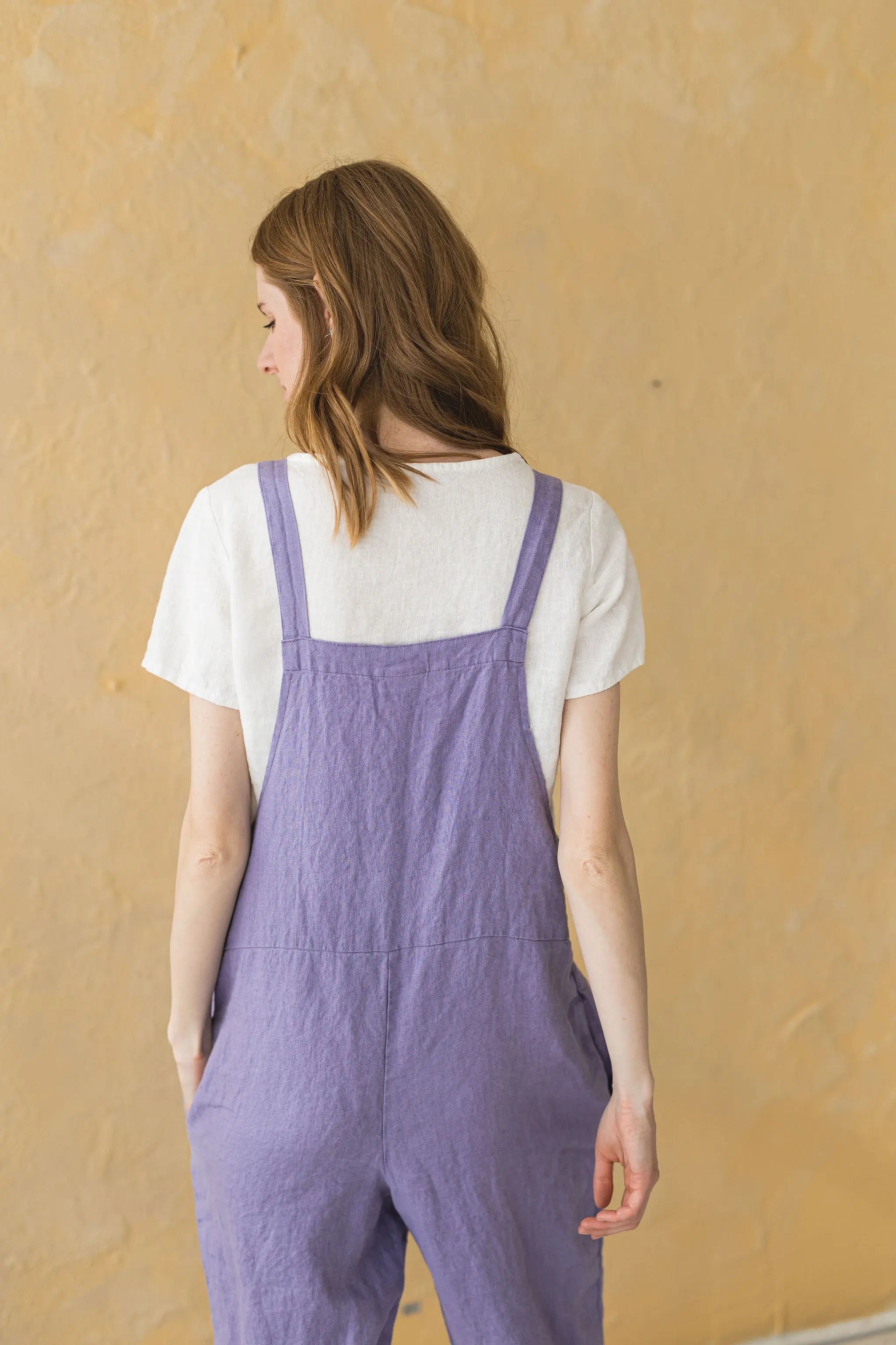 Loose Linen Jumpsuit with Adjustable Straps Epic Linen