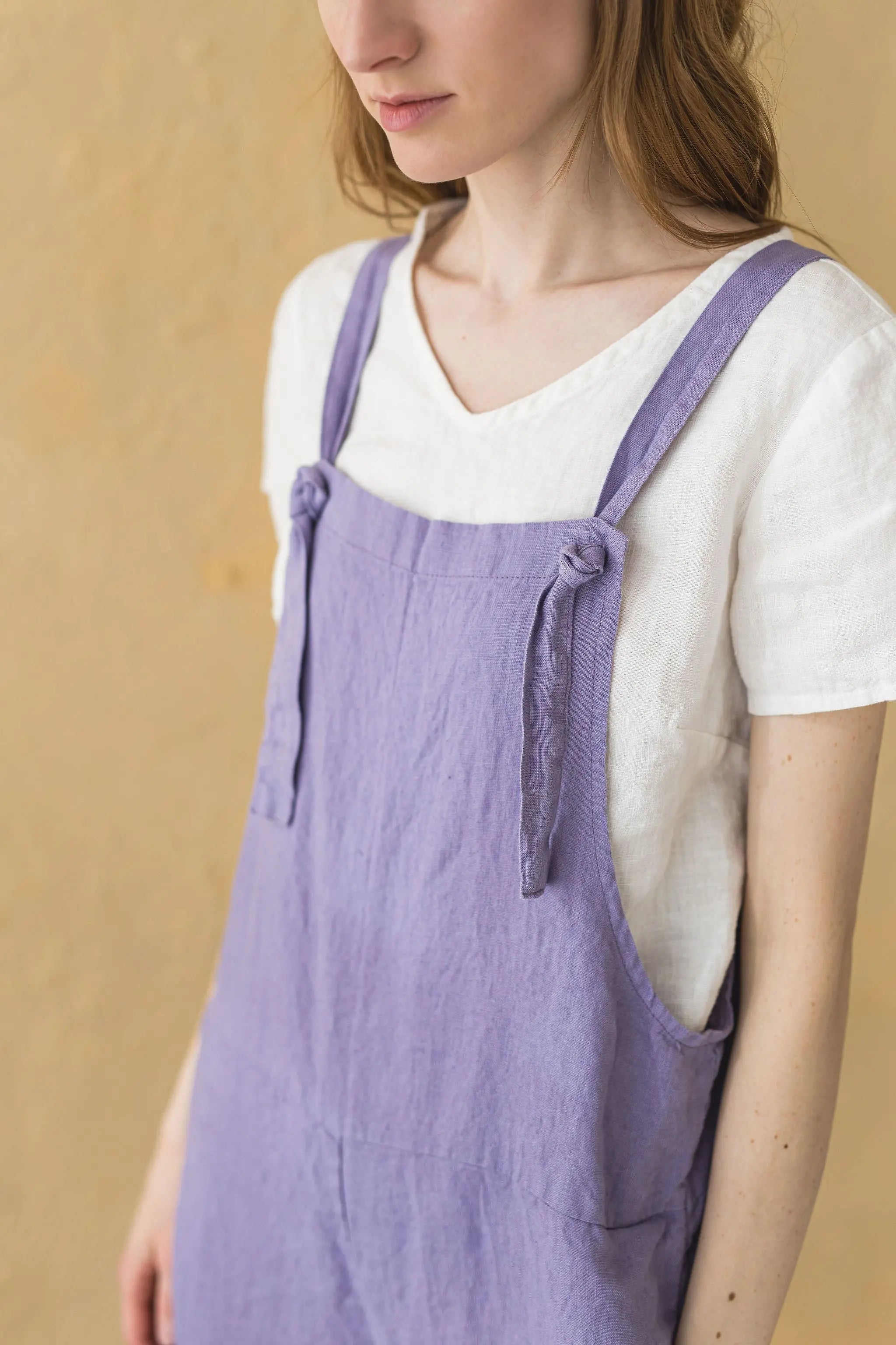 Loose Linen Jumpsuit with Adjustable Straps Epic Linen