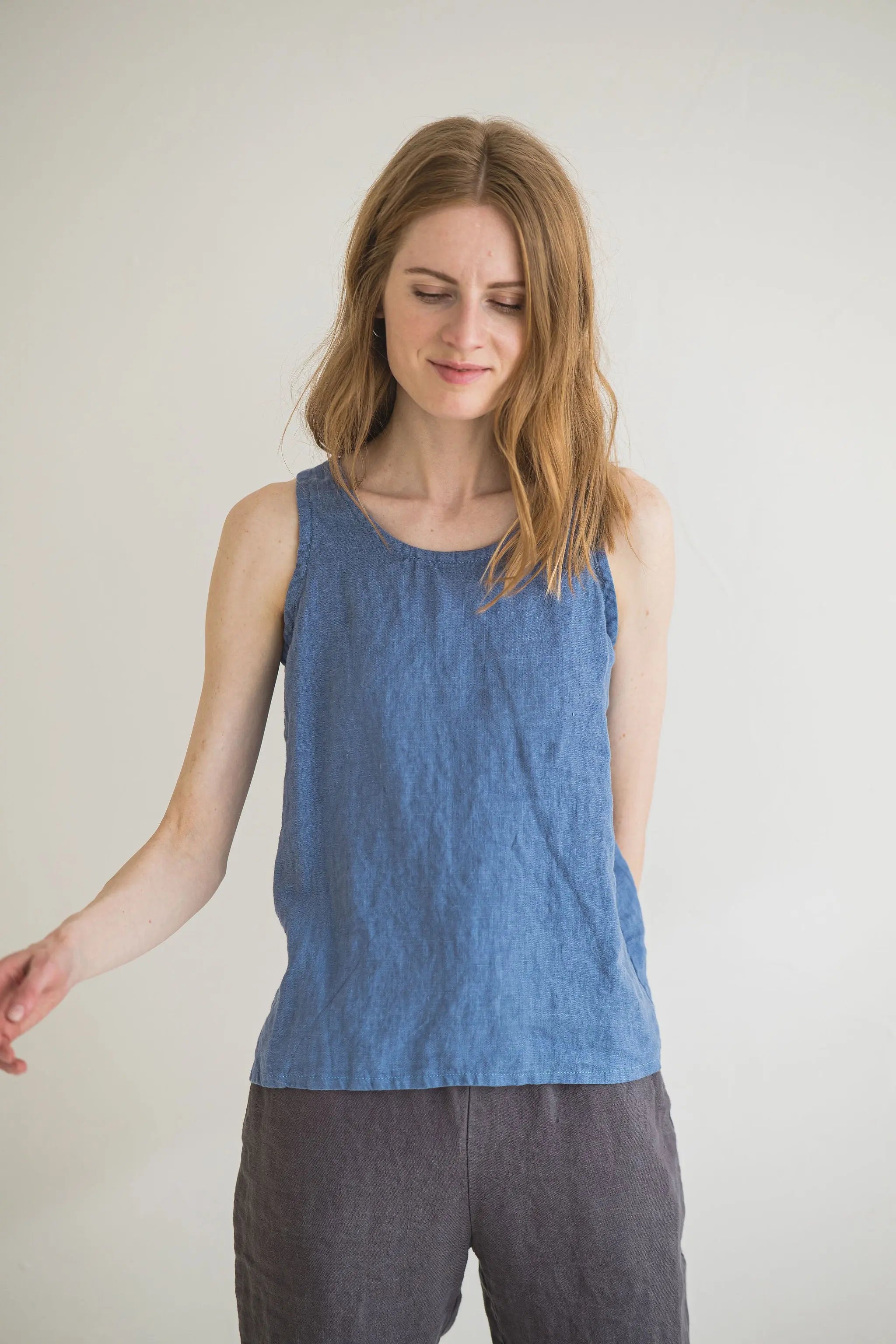 Sleeveless Linen Top Epic Linen