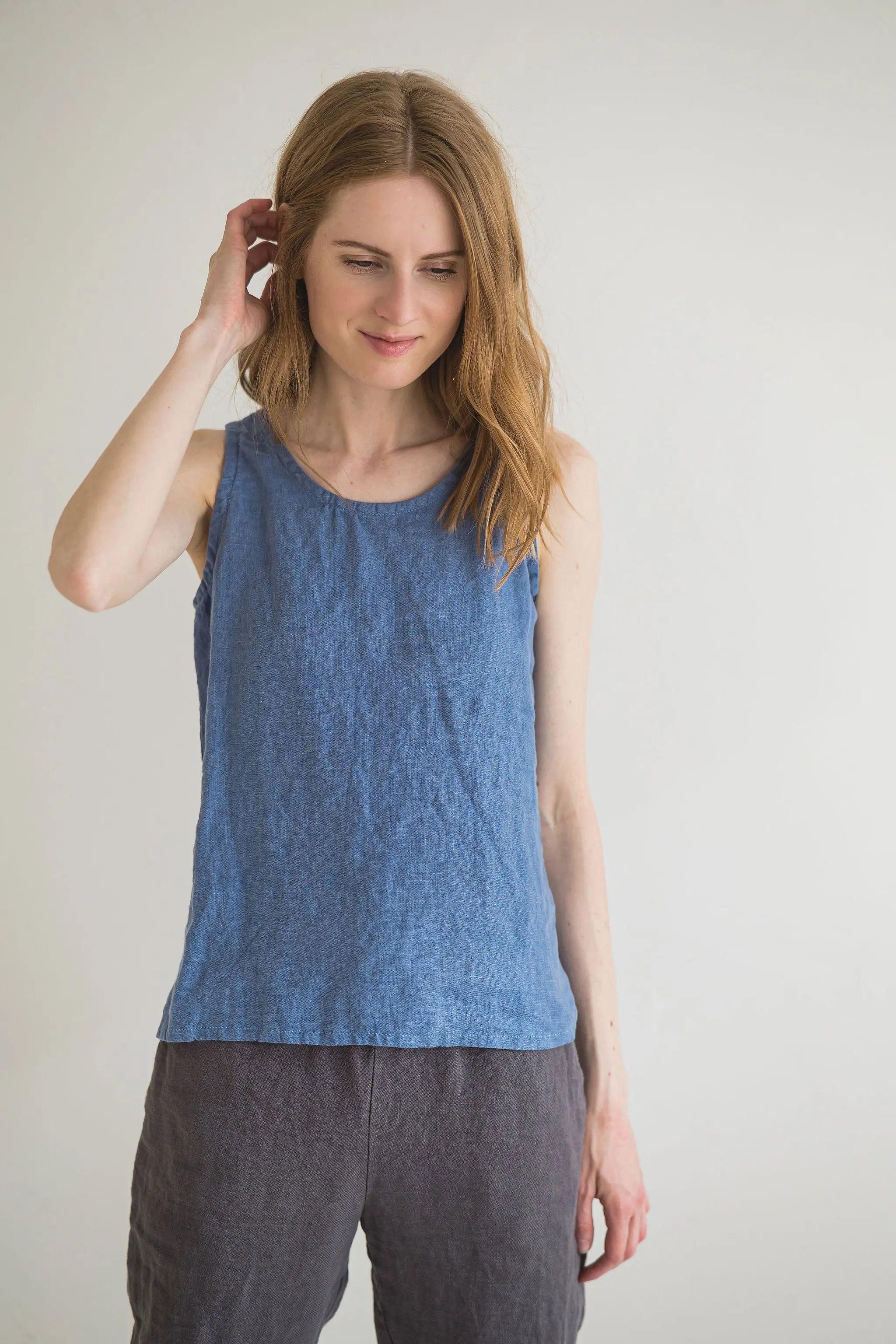 Sleeveless Linen Top Epic Linen