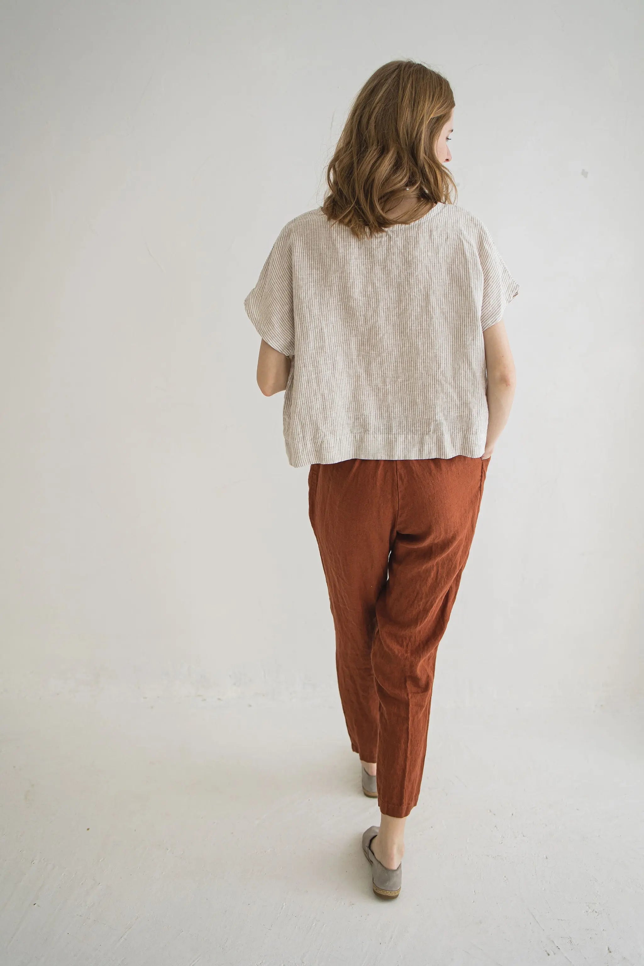 Summer Basic Top Epic Linen