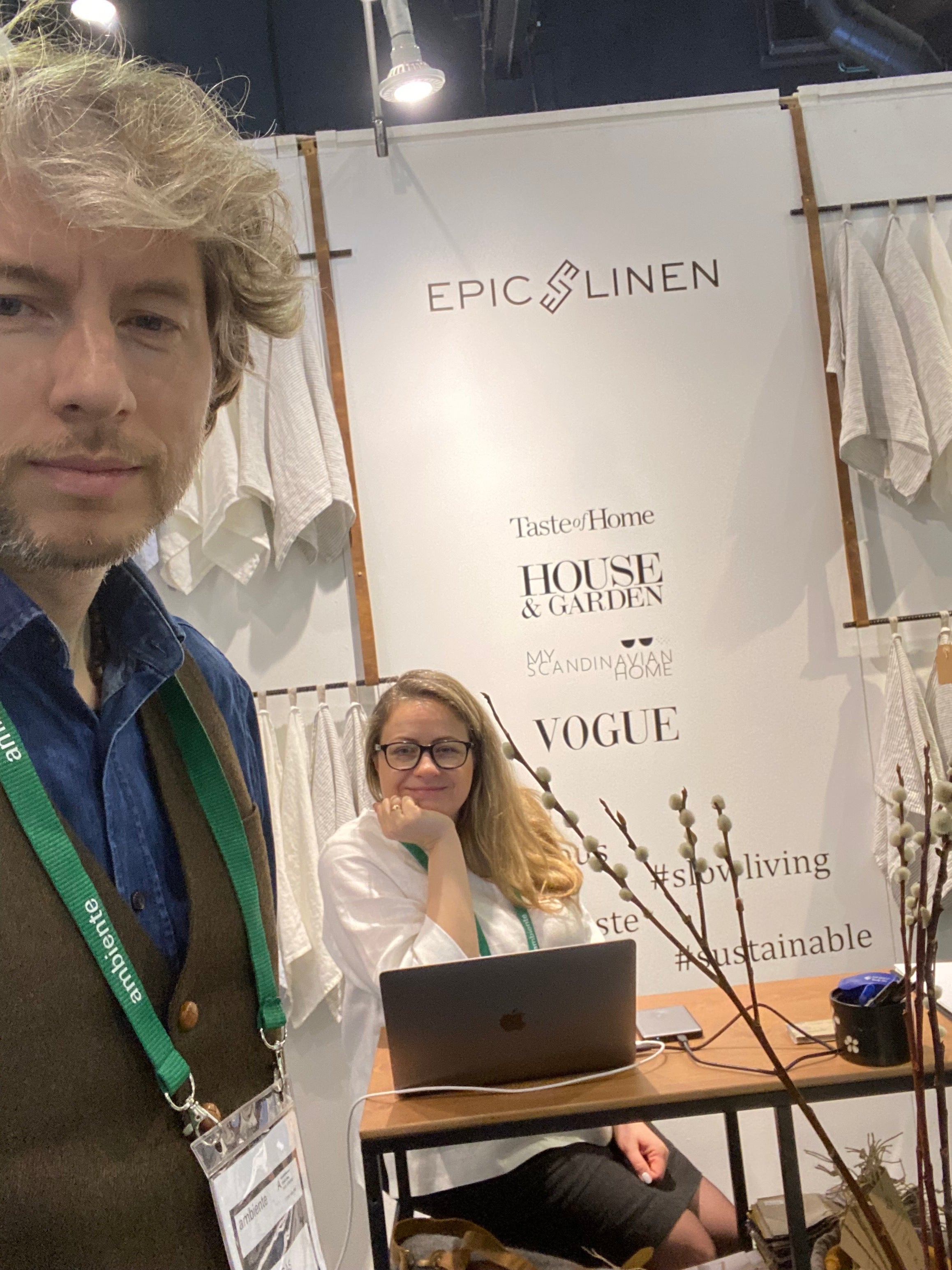 Ambiente 23. Wholesaler exhibition events, premium linen wholesale, Lithuanian quality linen, high-quality linen exhibitions, luxury linen trade shows, Lithuanian linen supplier, wholesale linen events, top linen exhibitors, B2B linen trade shows, Lithuanian linen manufacturers