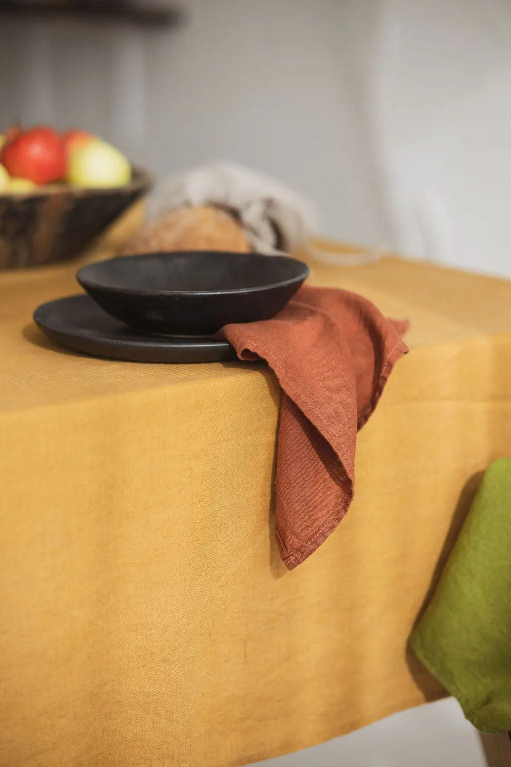 Natural Linen Table Napkins in Bright Colors Set of 2 Epic Linen