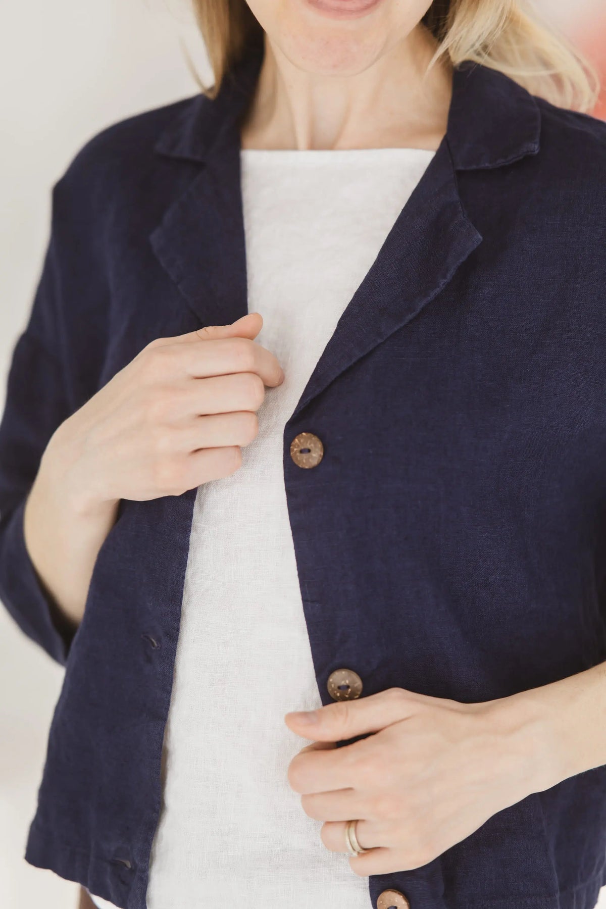Cropped Linen Jacket - Margo Epic Linen