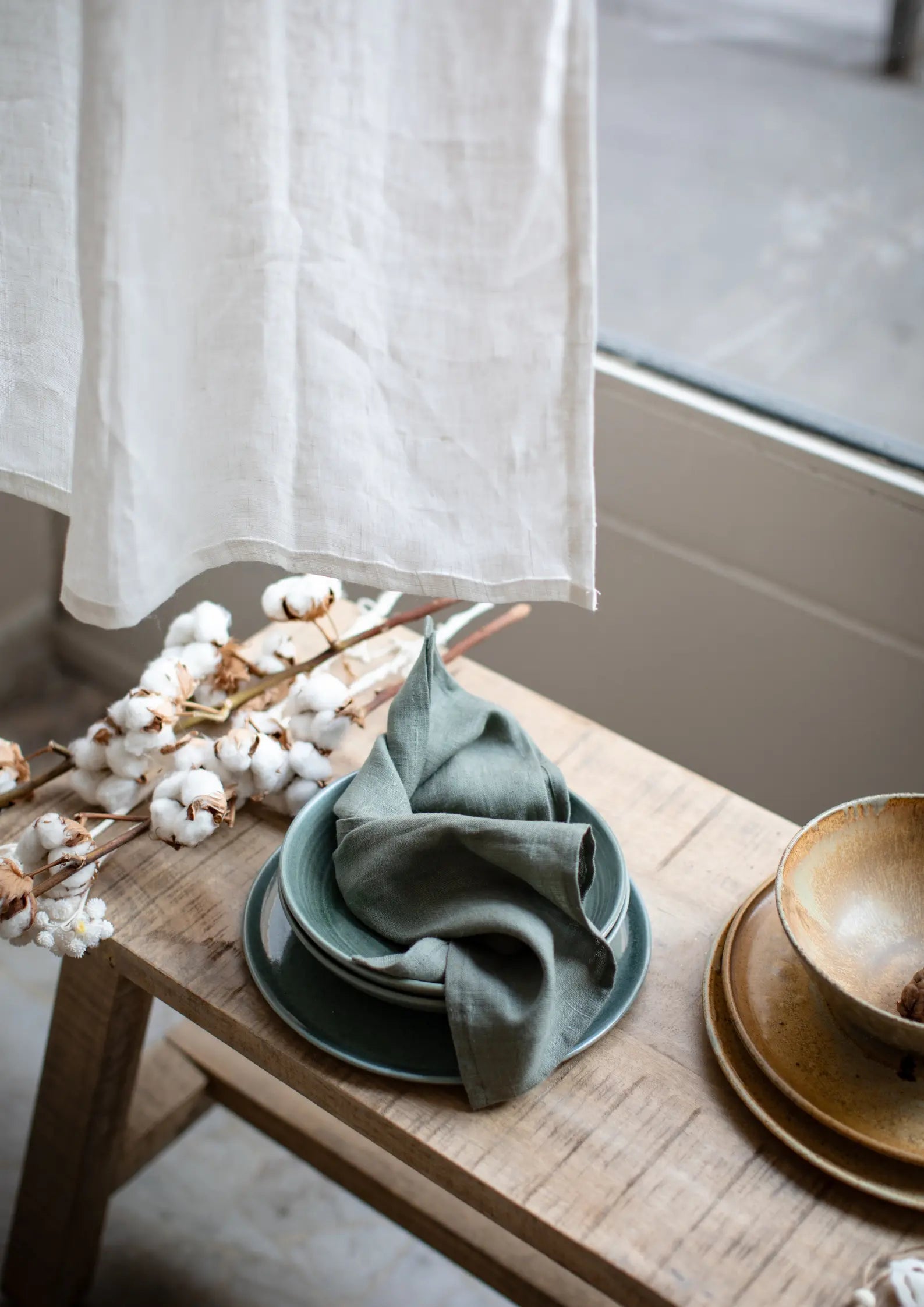 READY TO SHIP: Set of 5 Stonewashed Linen Napkins (Copy) Epic Linen