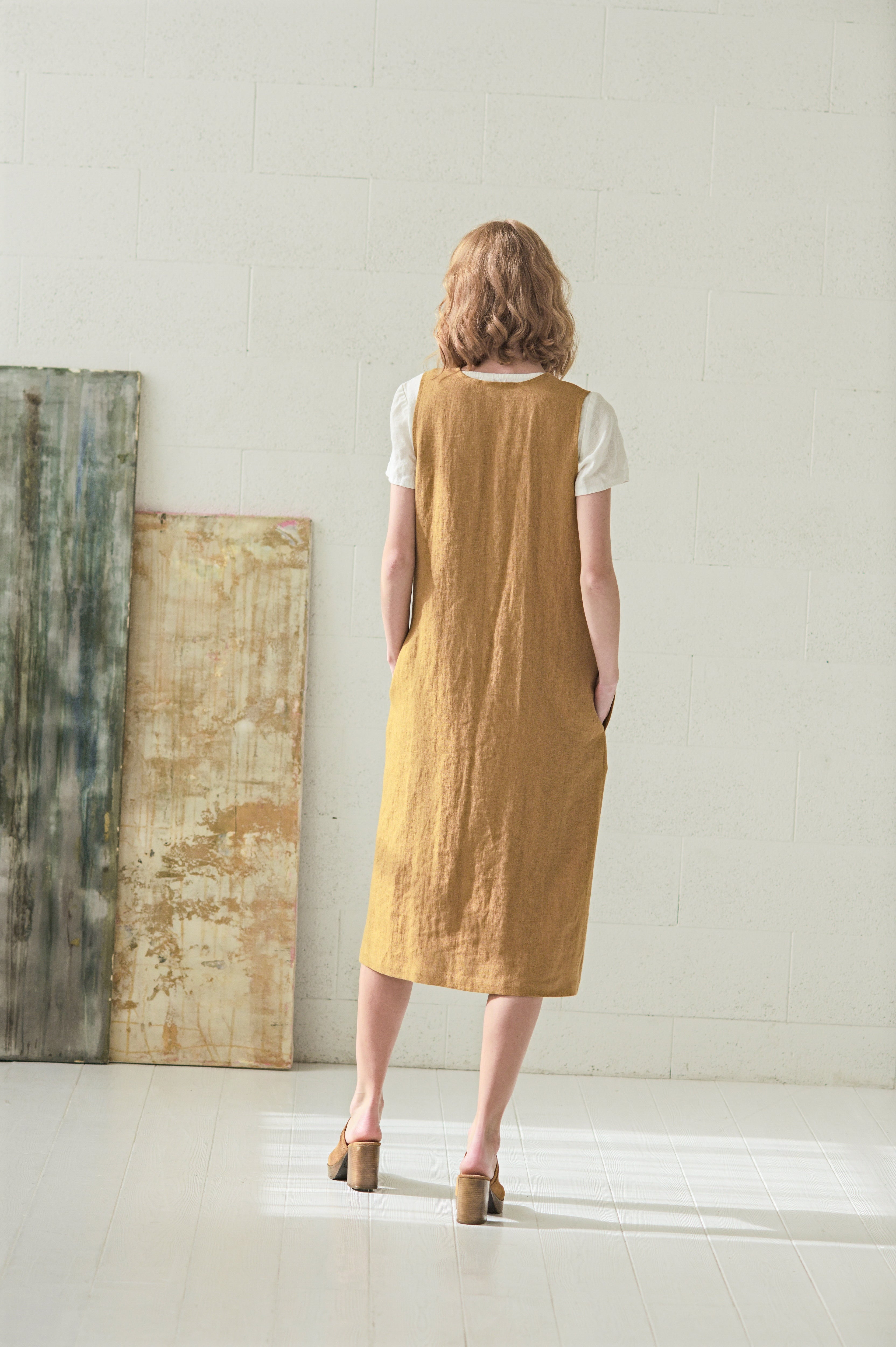 Linen Vest Dress Epic Linen