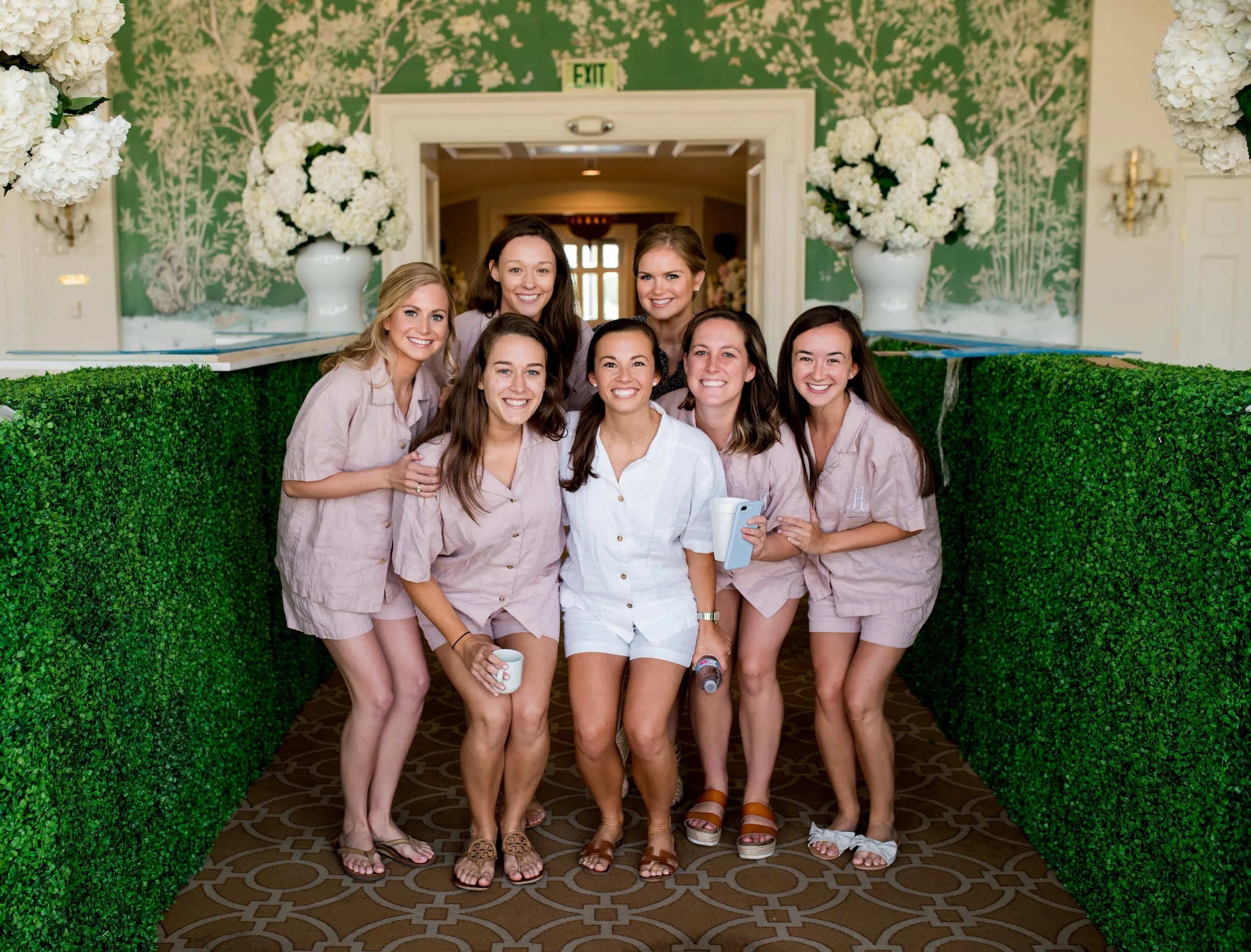 Sophisticated Linen Pajama Set with Shorts Epic Linen