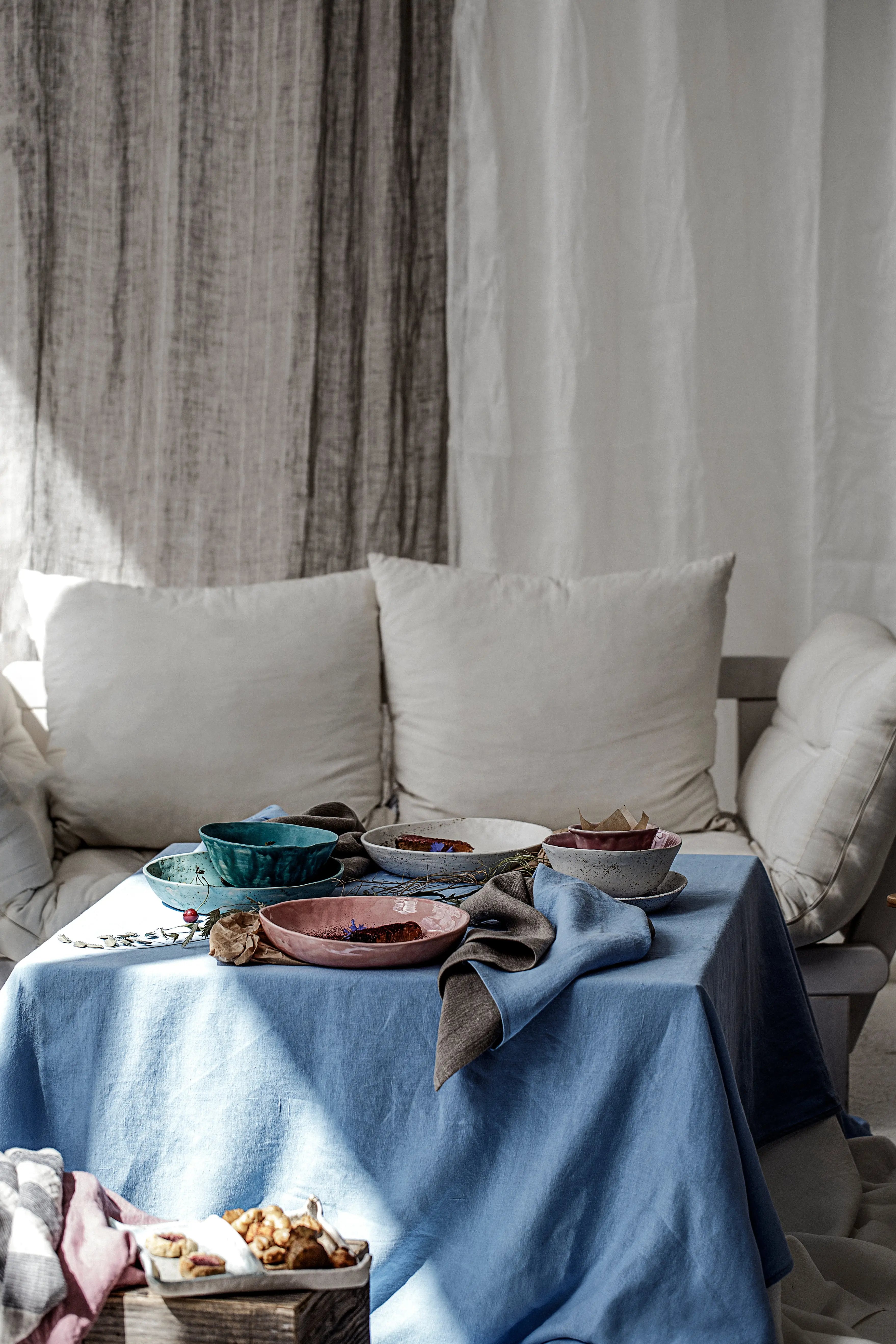 Natural Stonewashed Linen Tablecloth Epic Linen
