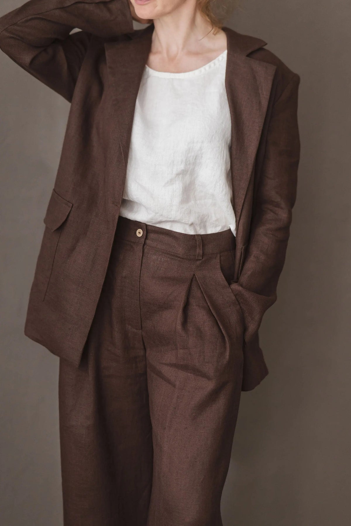 Oversized Suit Linen Blazer Epic Linen