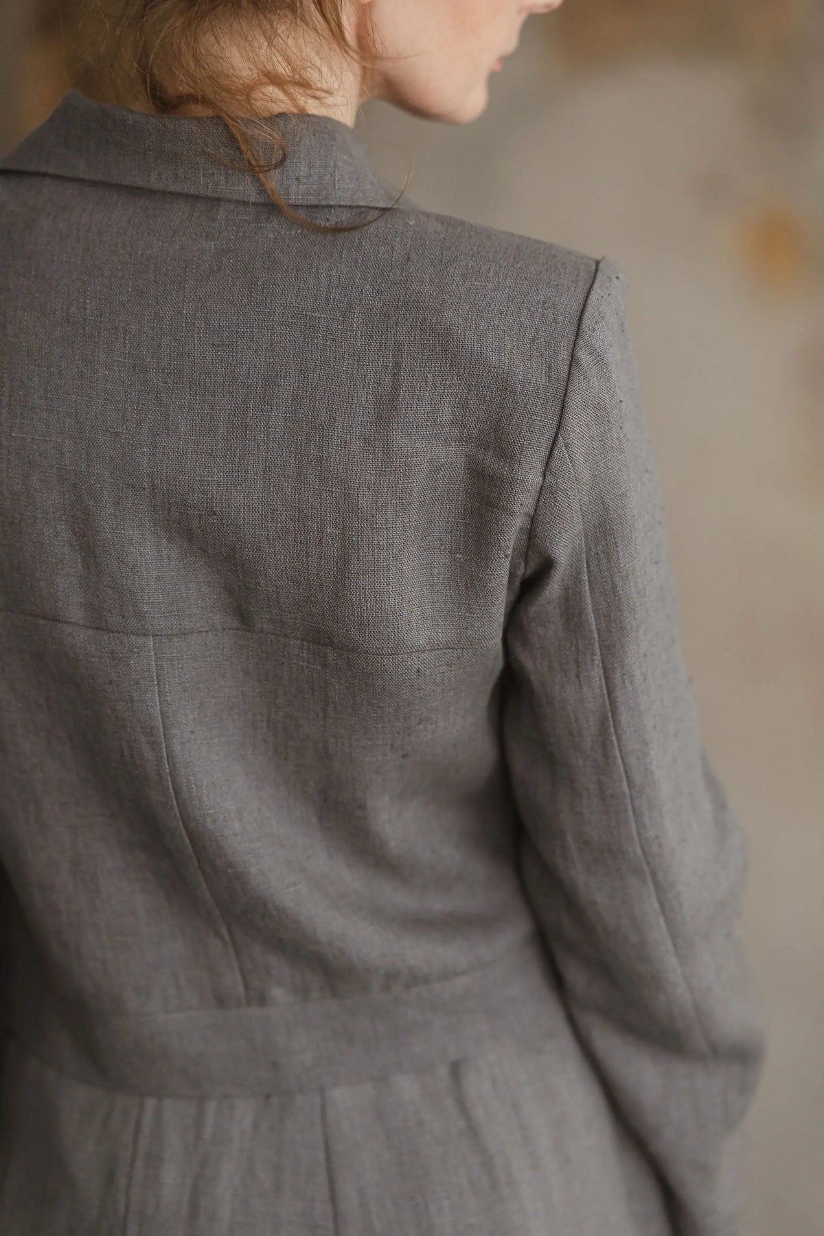 Versatile Cropped Linen Blazer Epic Linen