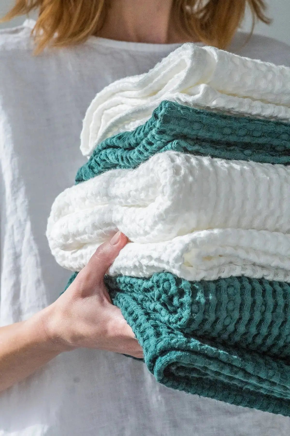 Linen Waffle Bath Towels Epic Linen
