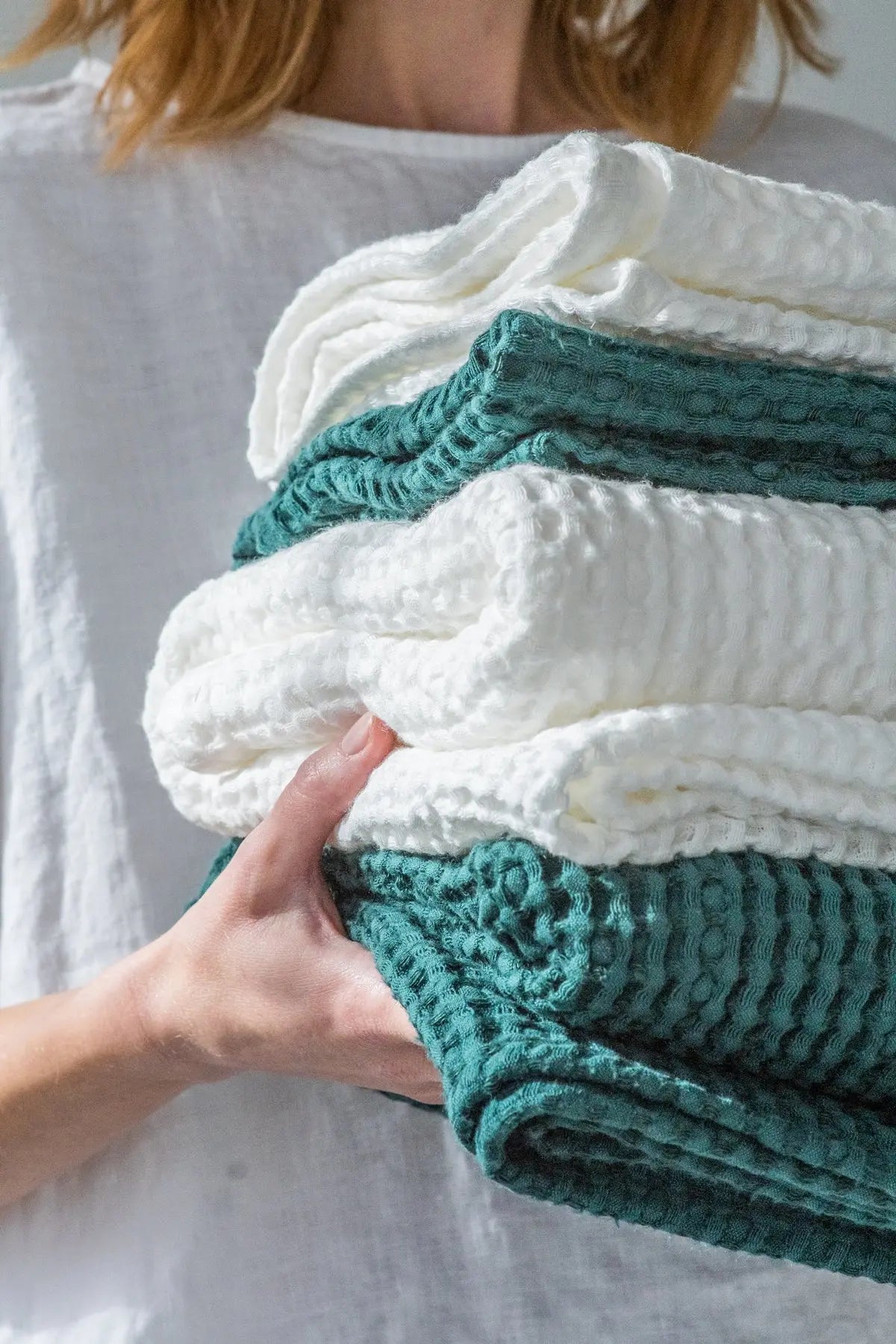 Linen Waffle Bath Towels Epic Linen
