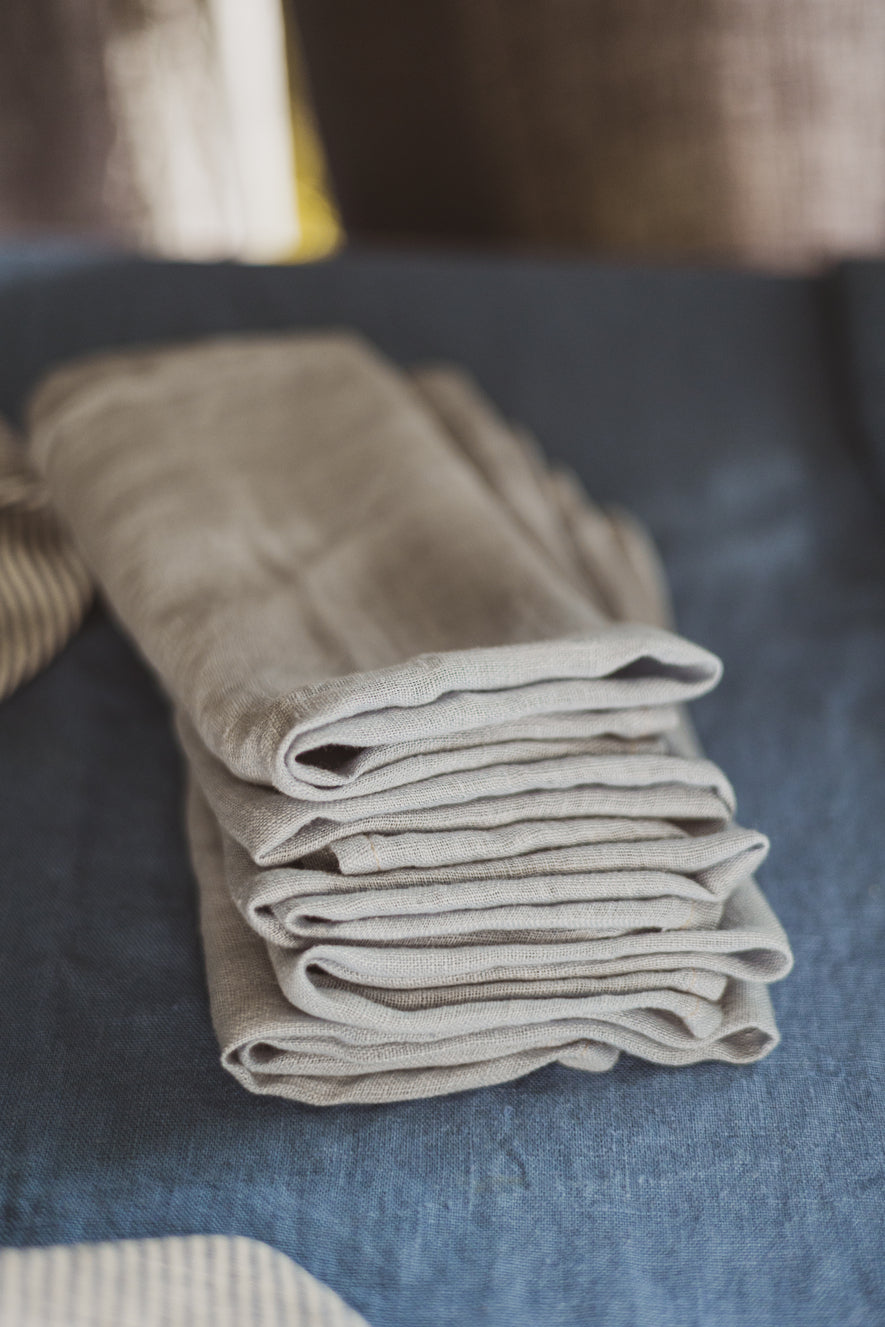 Gauze Linen Table Napkins Set of 2 Epic Linen