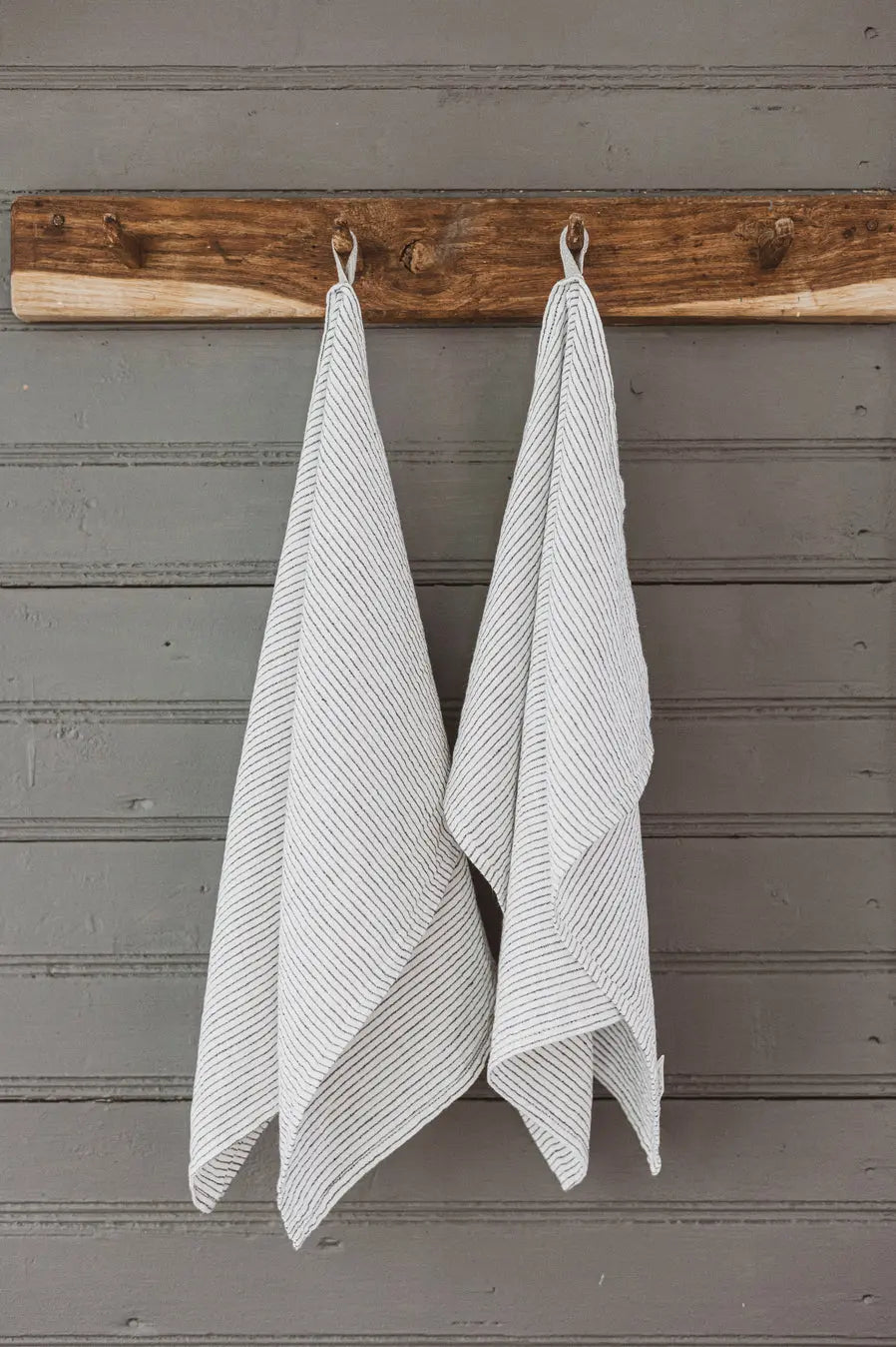 Stonewashed Linen Kitchen Tea Towels Set of 2 Pattern Epic Linen