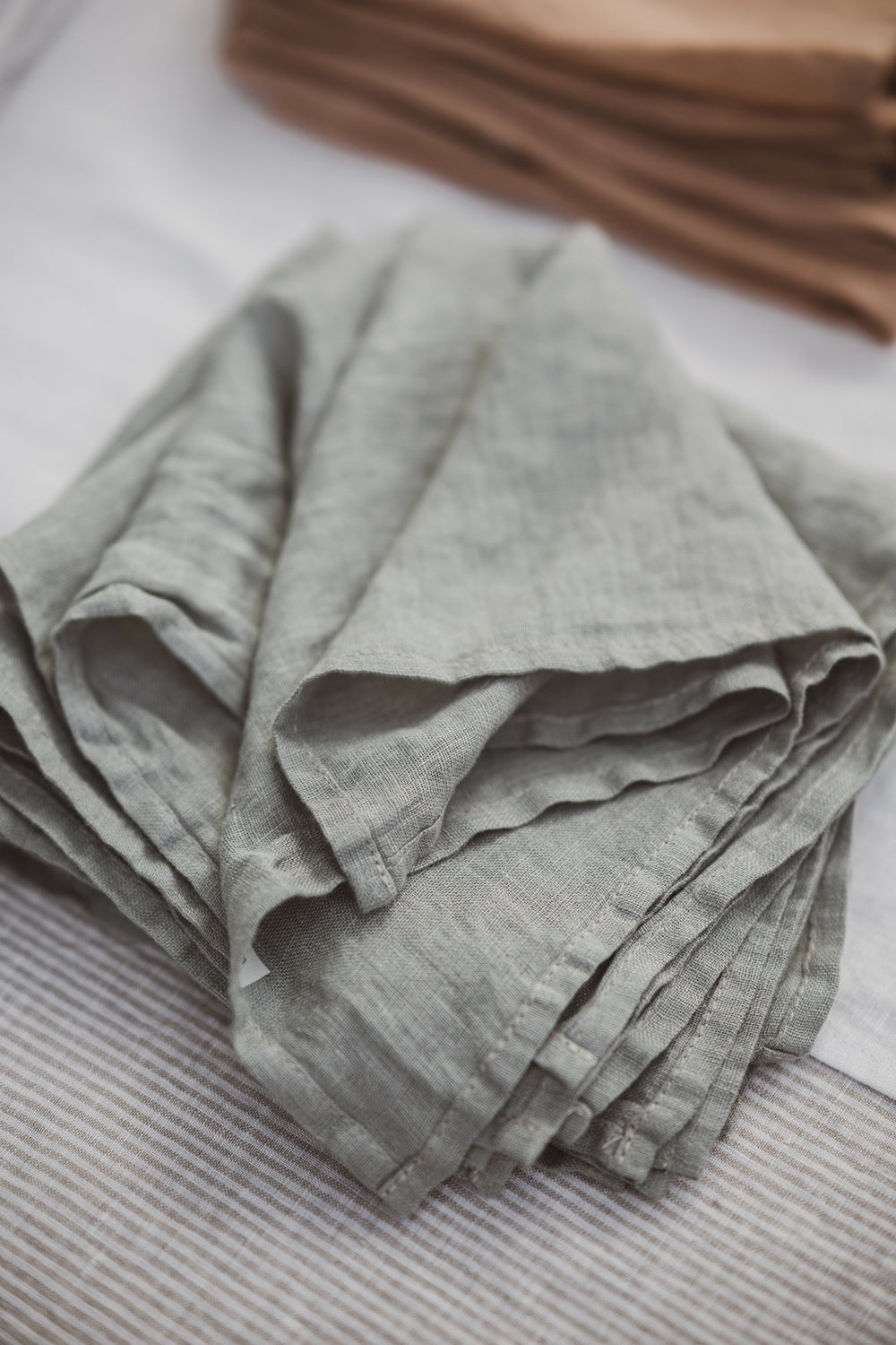 Gauze Linen Table Napkins Set of 2 Epic Linen