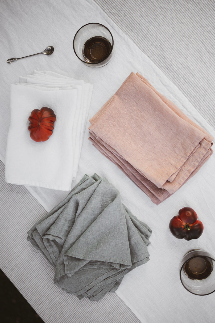 Gauze Linen Table Napkins Set of 2 Epic Linen