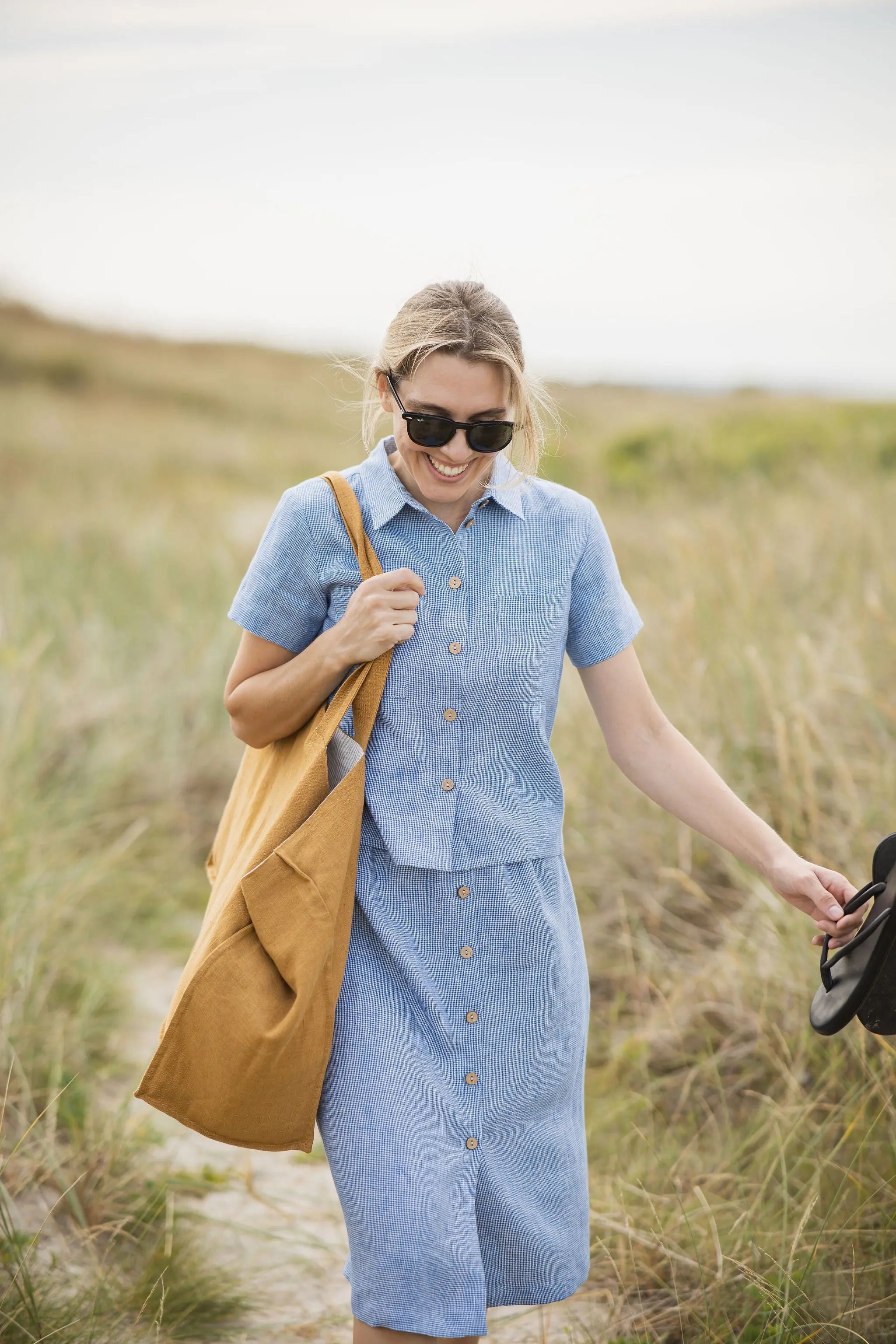 Linen Skirt With Buttons – For any occasion | EpicLinen