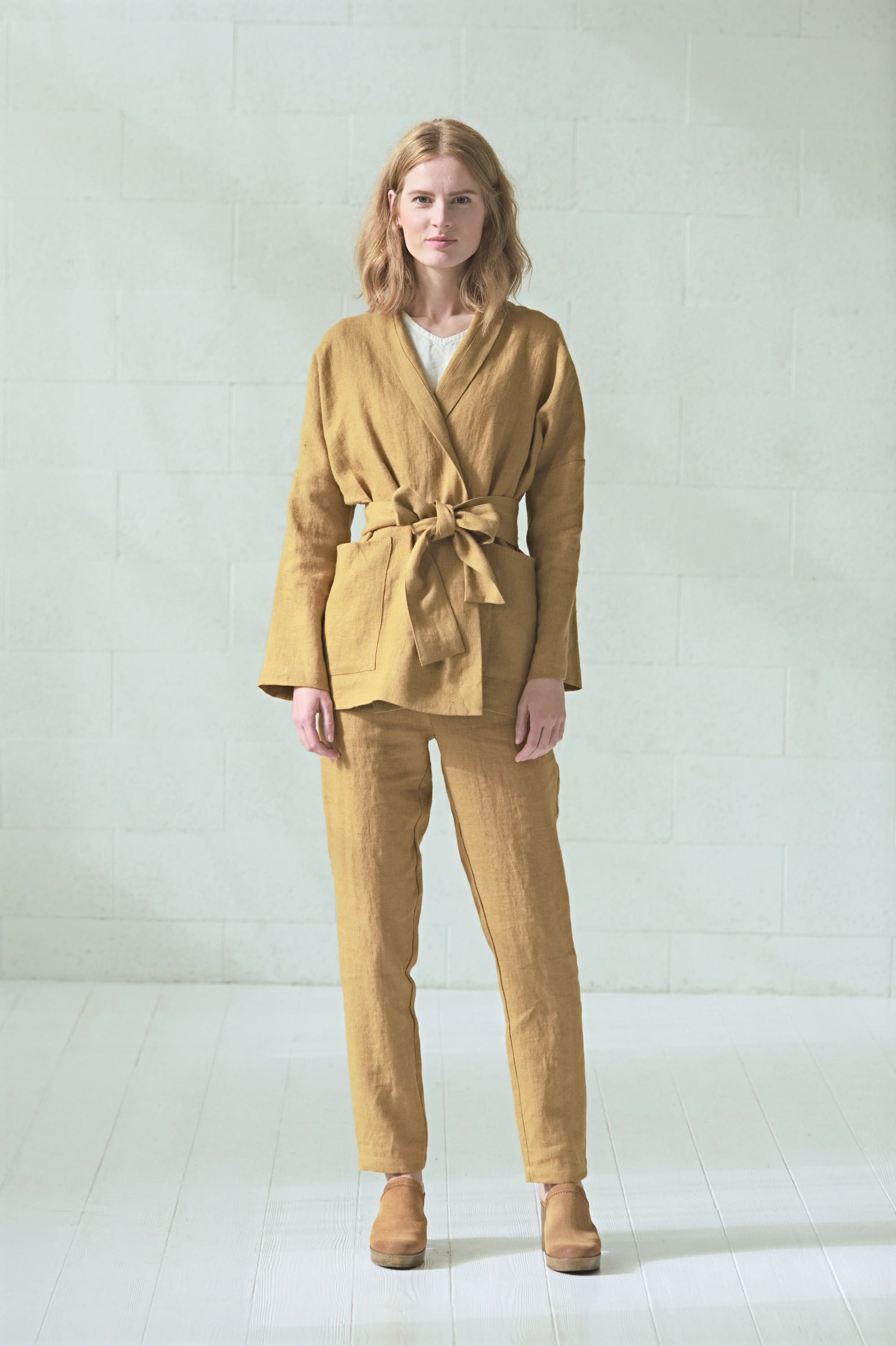 Classic Linen Jacket in Heavy Linen Epic Linen