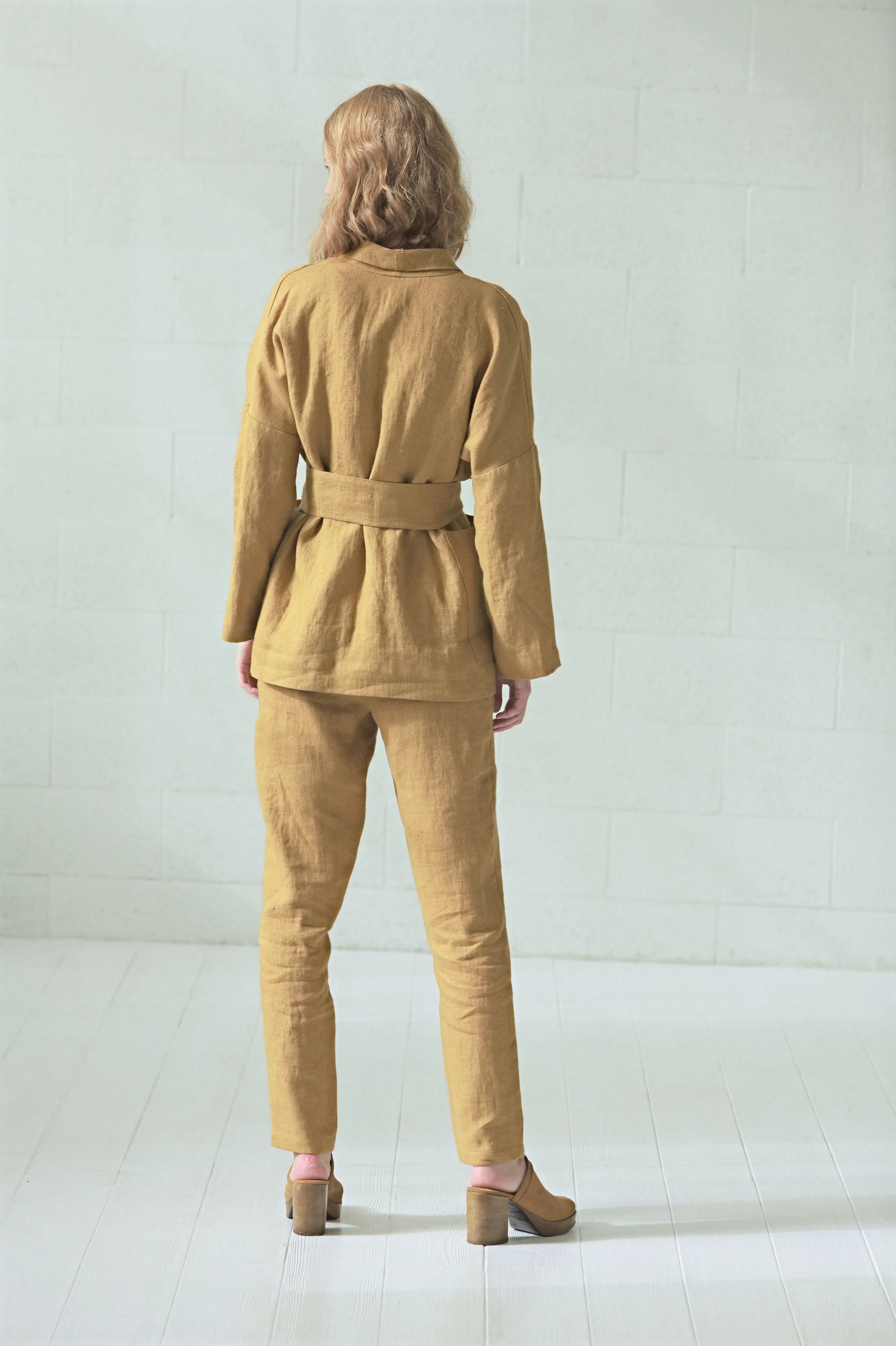 Classic Linen Jacket in Heavy Linen Epic Linen