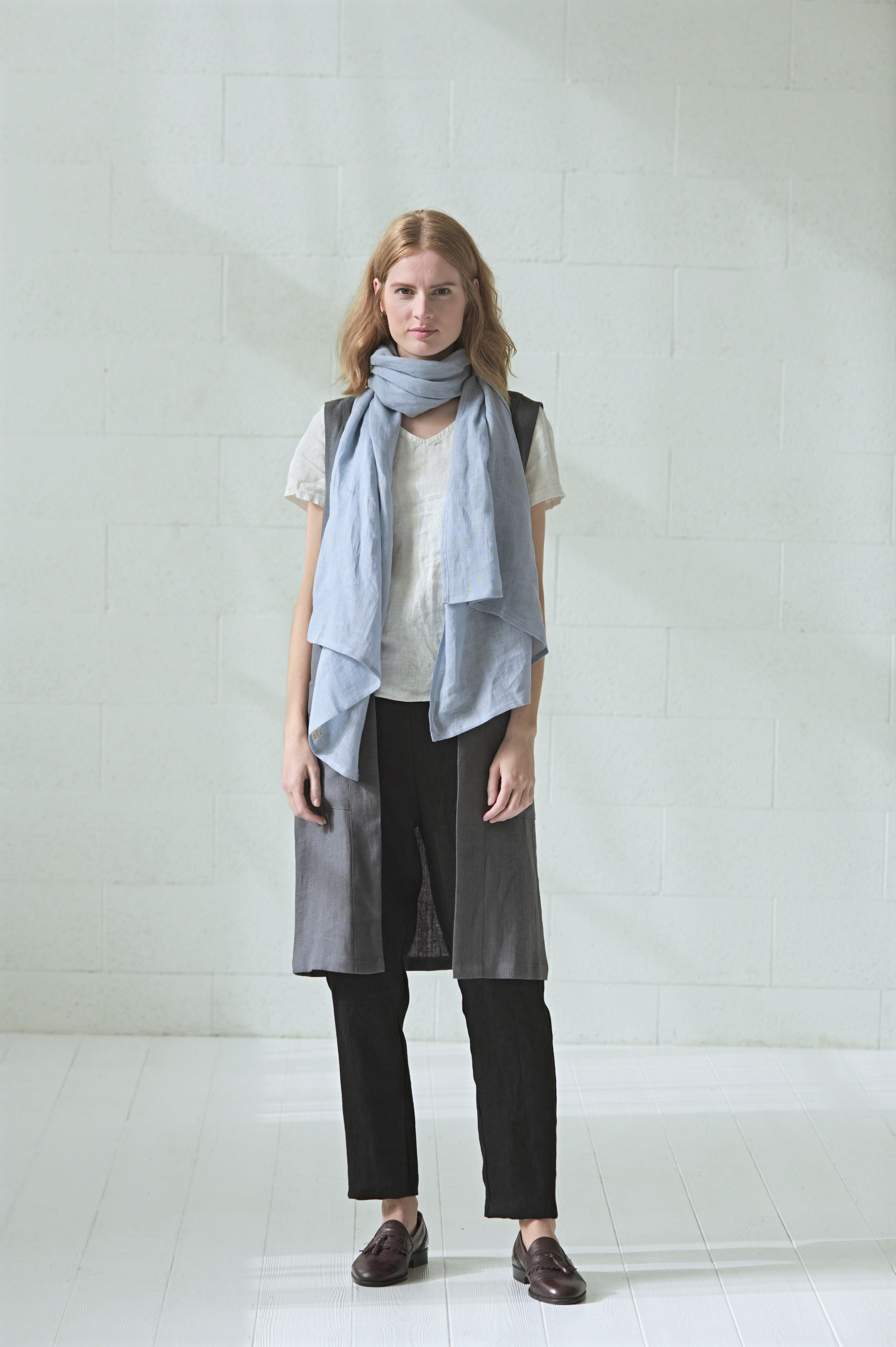Heavy Linen Cardigan Vest Epic Linen