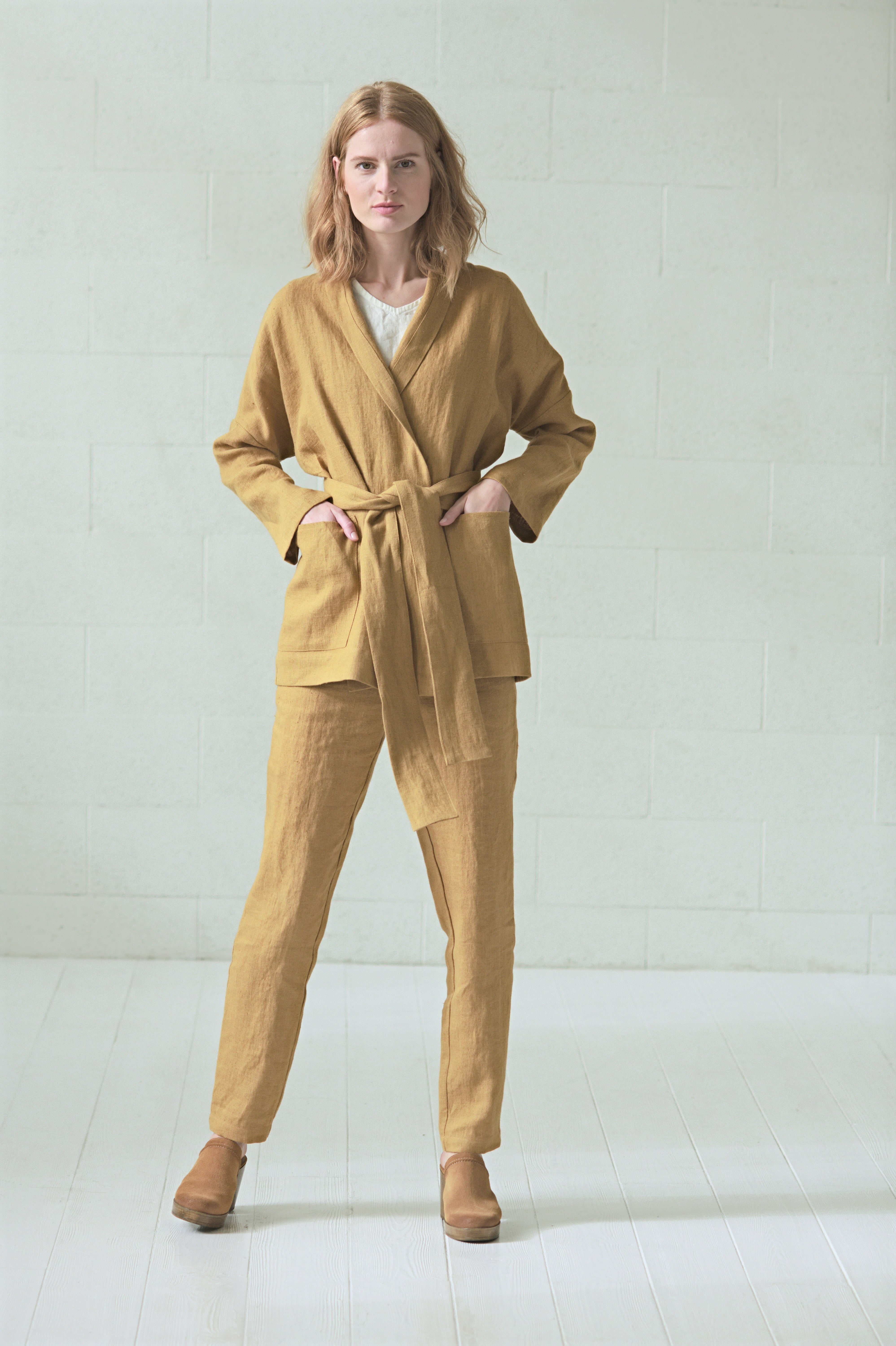 Classic Linen Jacket in Heavy Linen Epic Linen