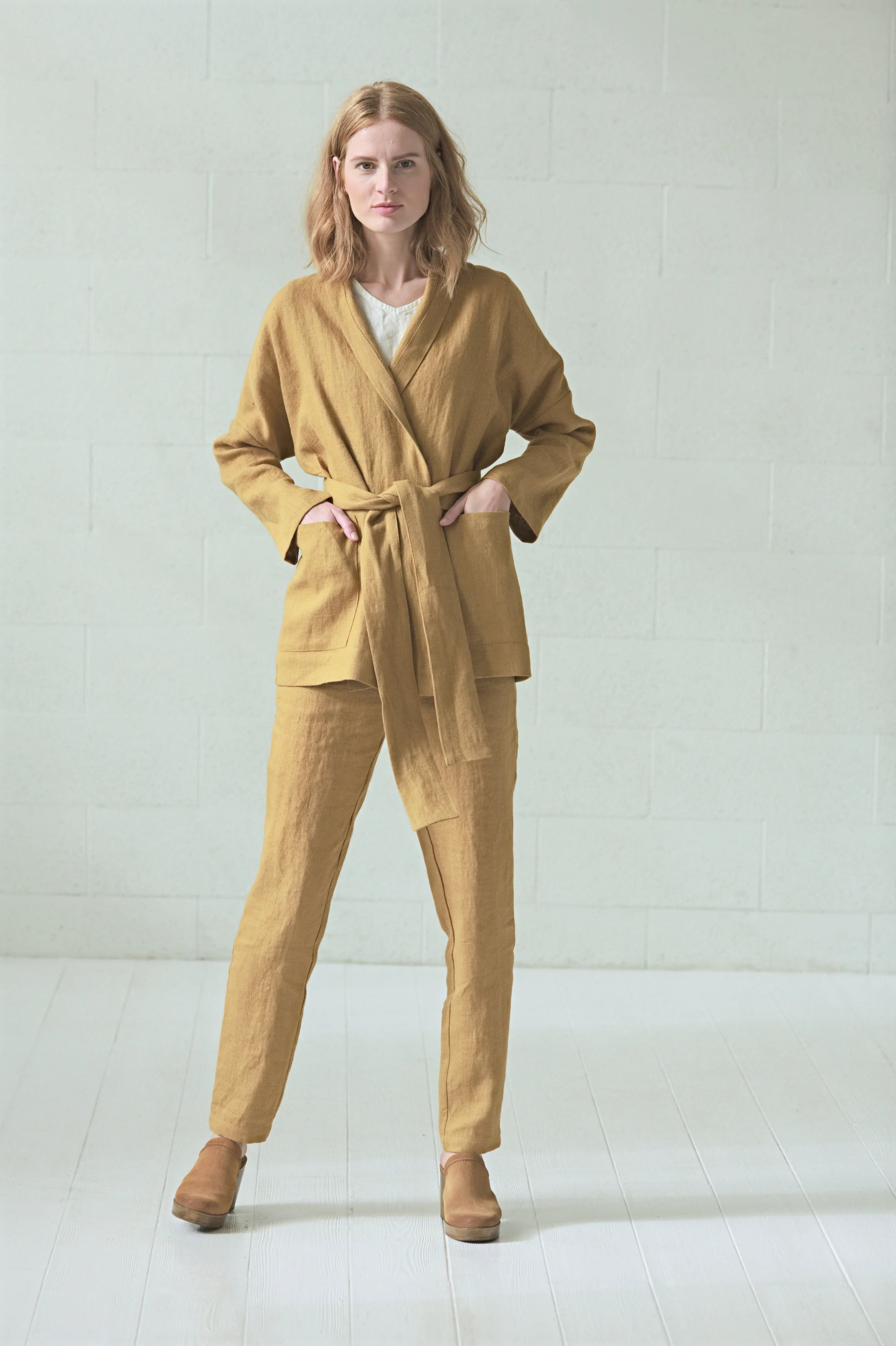 Classic Linen Jacket in Heavy Linen Epic Linen