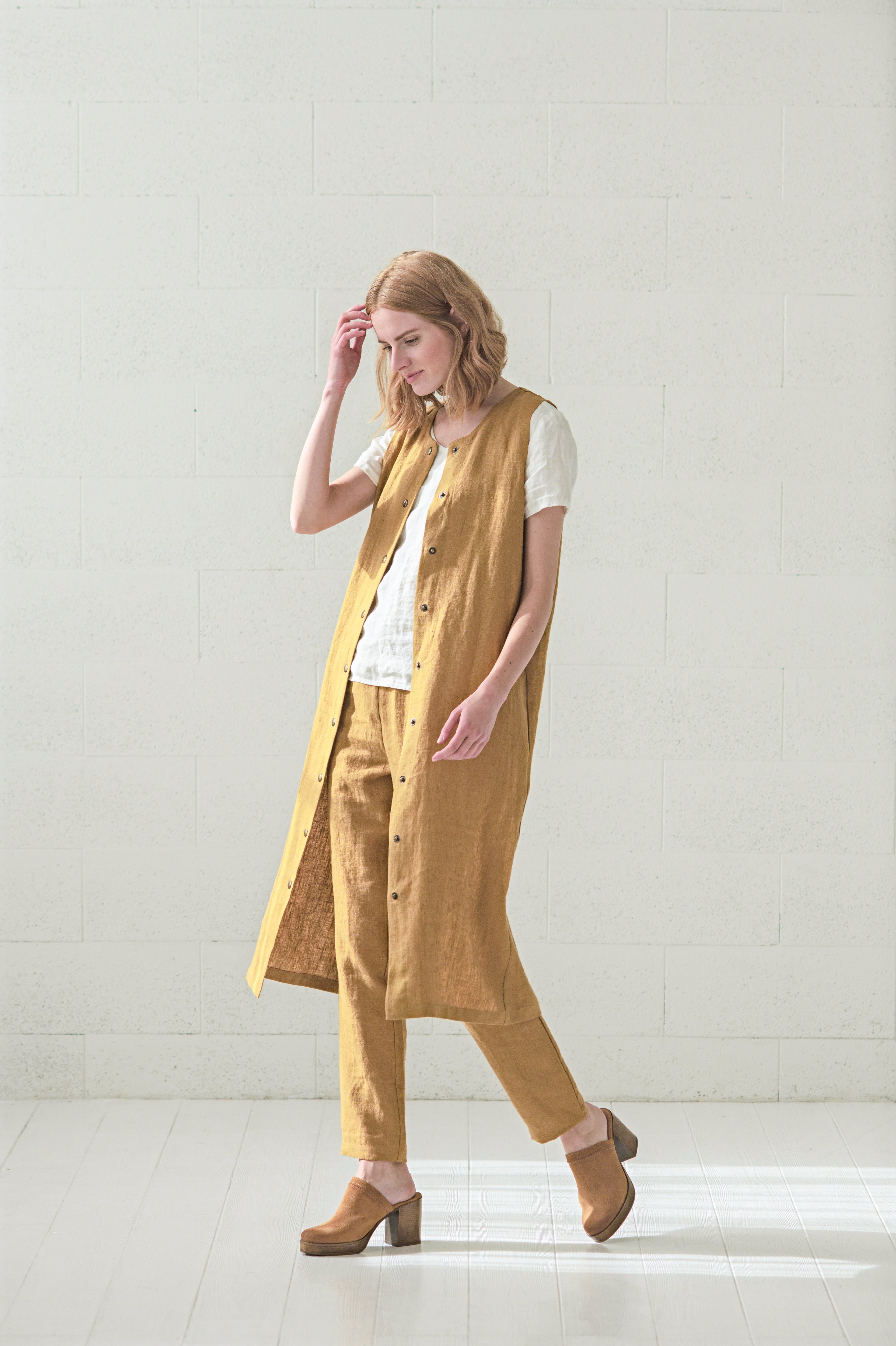 Linen Vest Dress Epic Linen