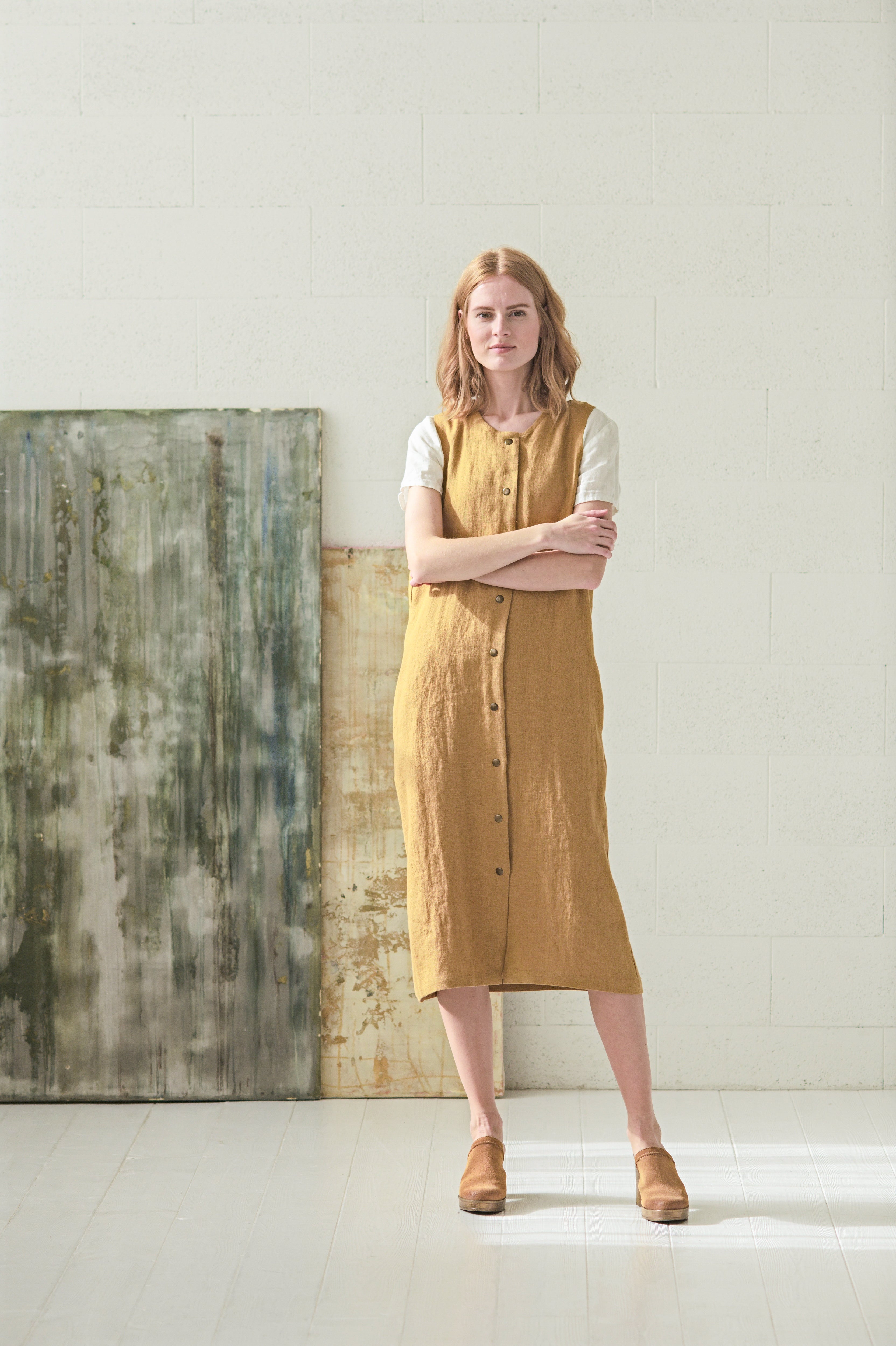 Linen Vest Dress Epic Linen