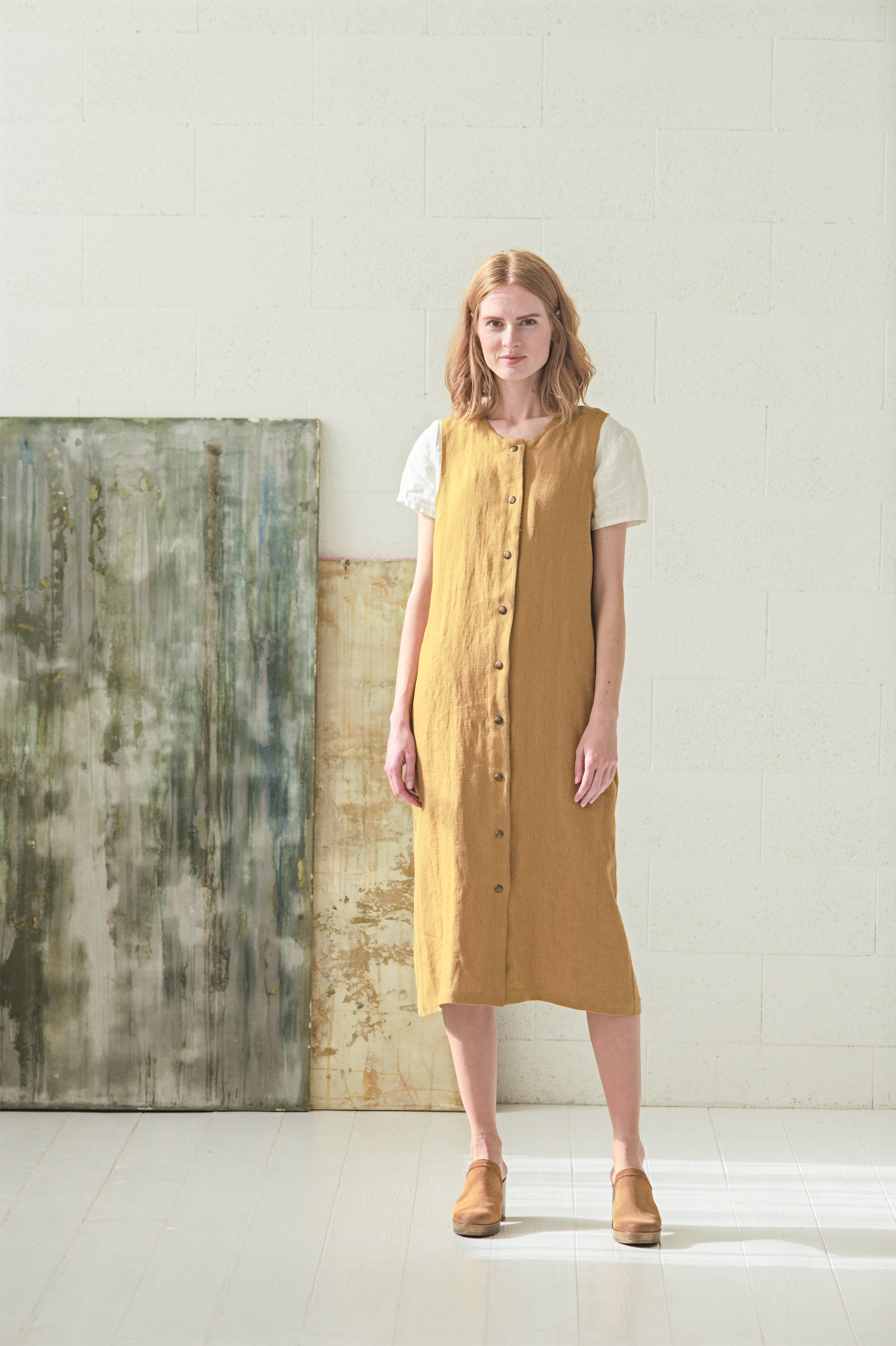 Linen Vest Dress Epic Linen
