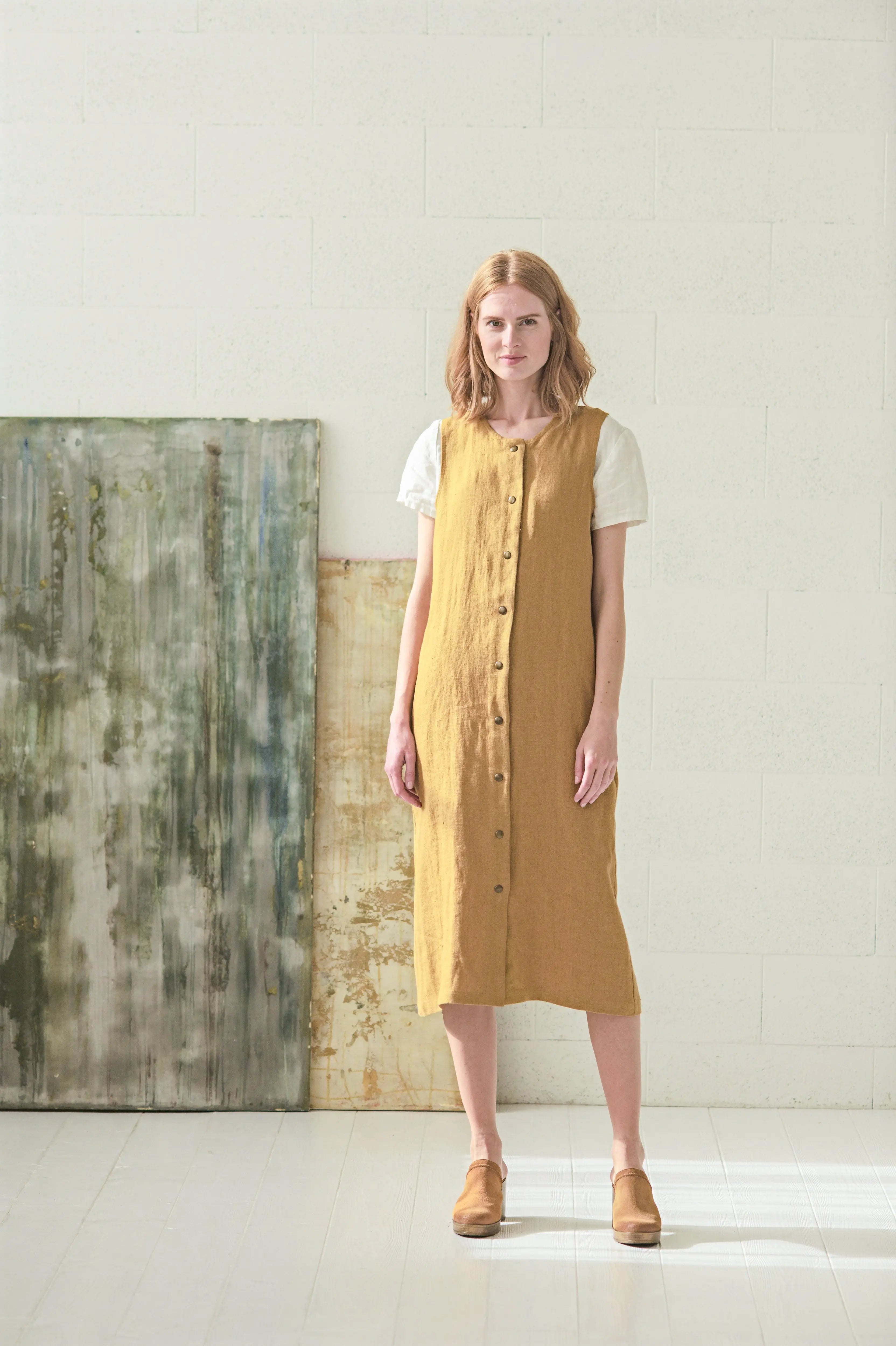 Linen Vest Dress Epic Linen