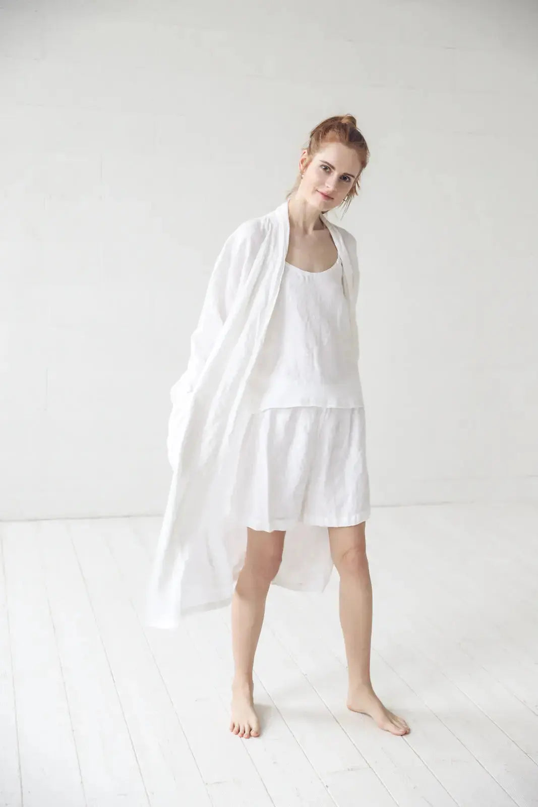 Natural Linen Pajama Set Epic Linen