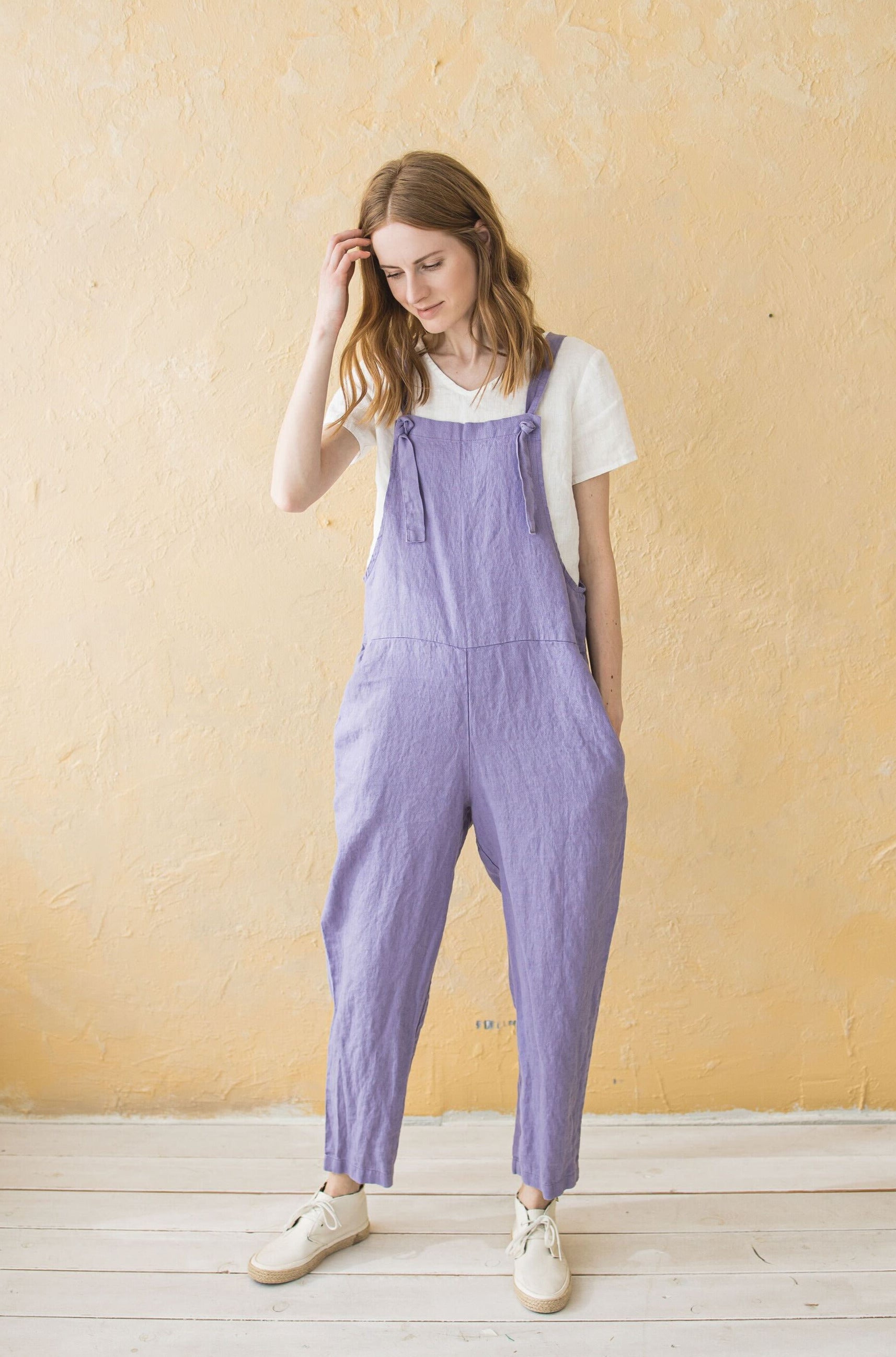 Loose Linen Overall with Adjustable Straps Epic Linen