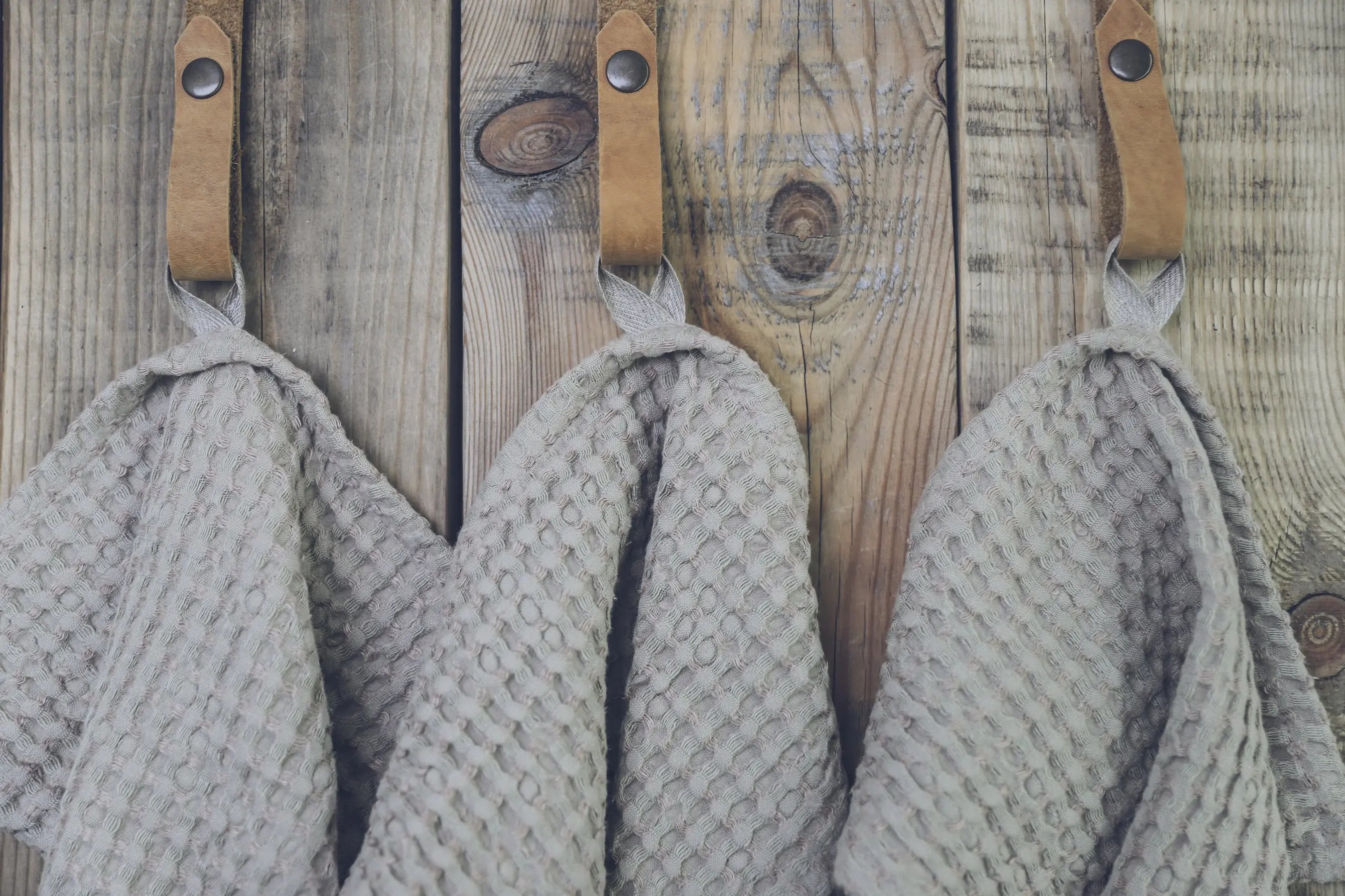 Absorbent Linen Face Waffle Towels | Set of 3 Epic Linen