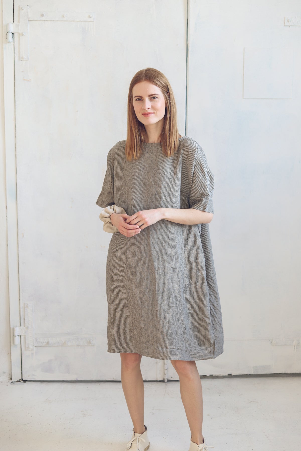 Oversize Linen Dress Drop Shoulder Epic Linen