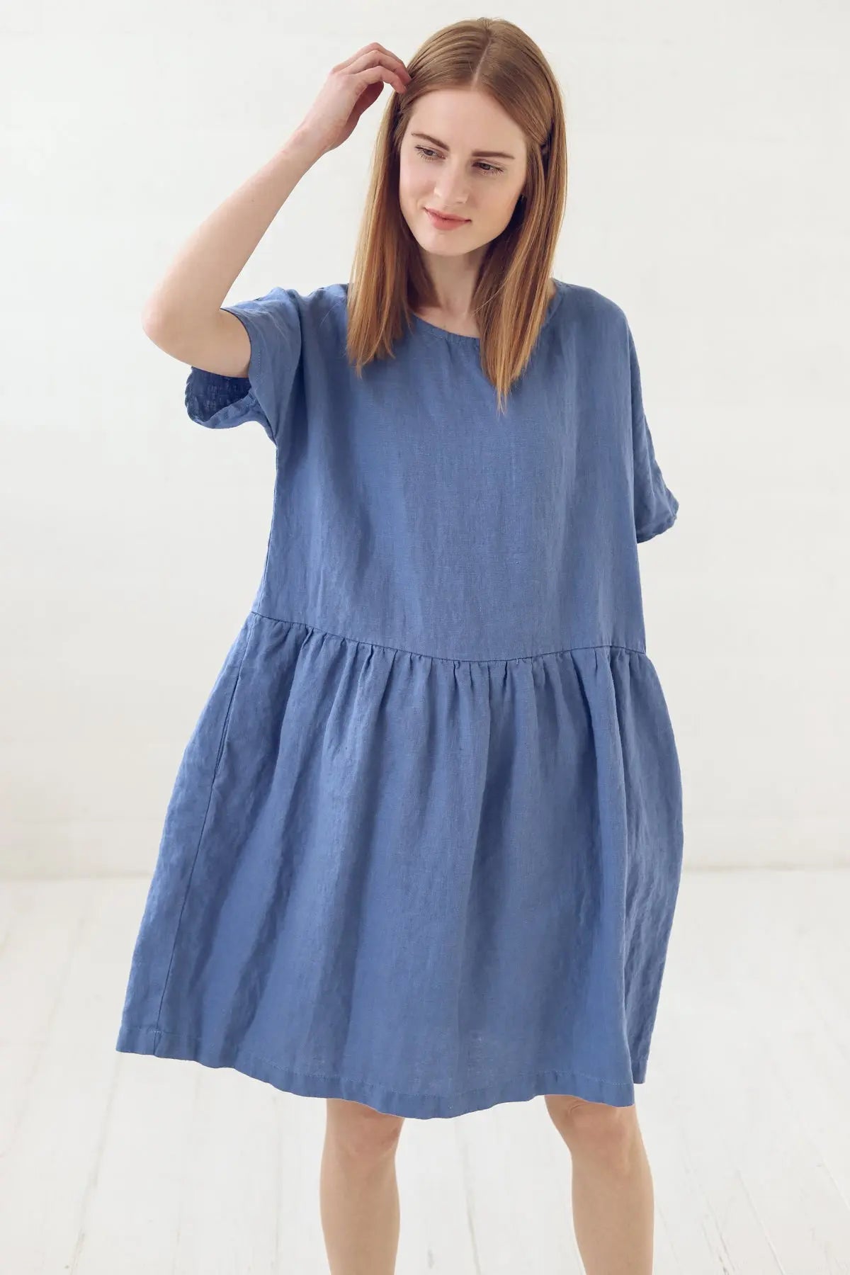 Stylish Loose Summer Linen Dress